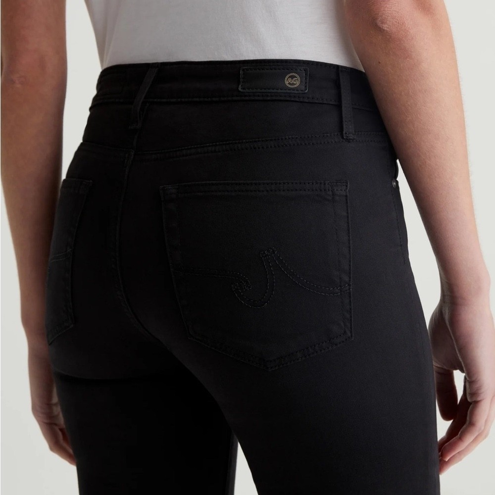 AG The Prima Mid-Rise Cigarette Jeans Black Size 25 - photo 3