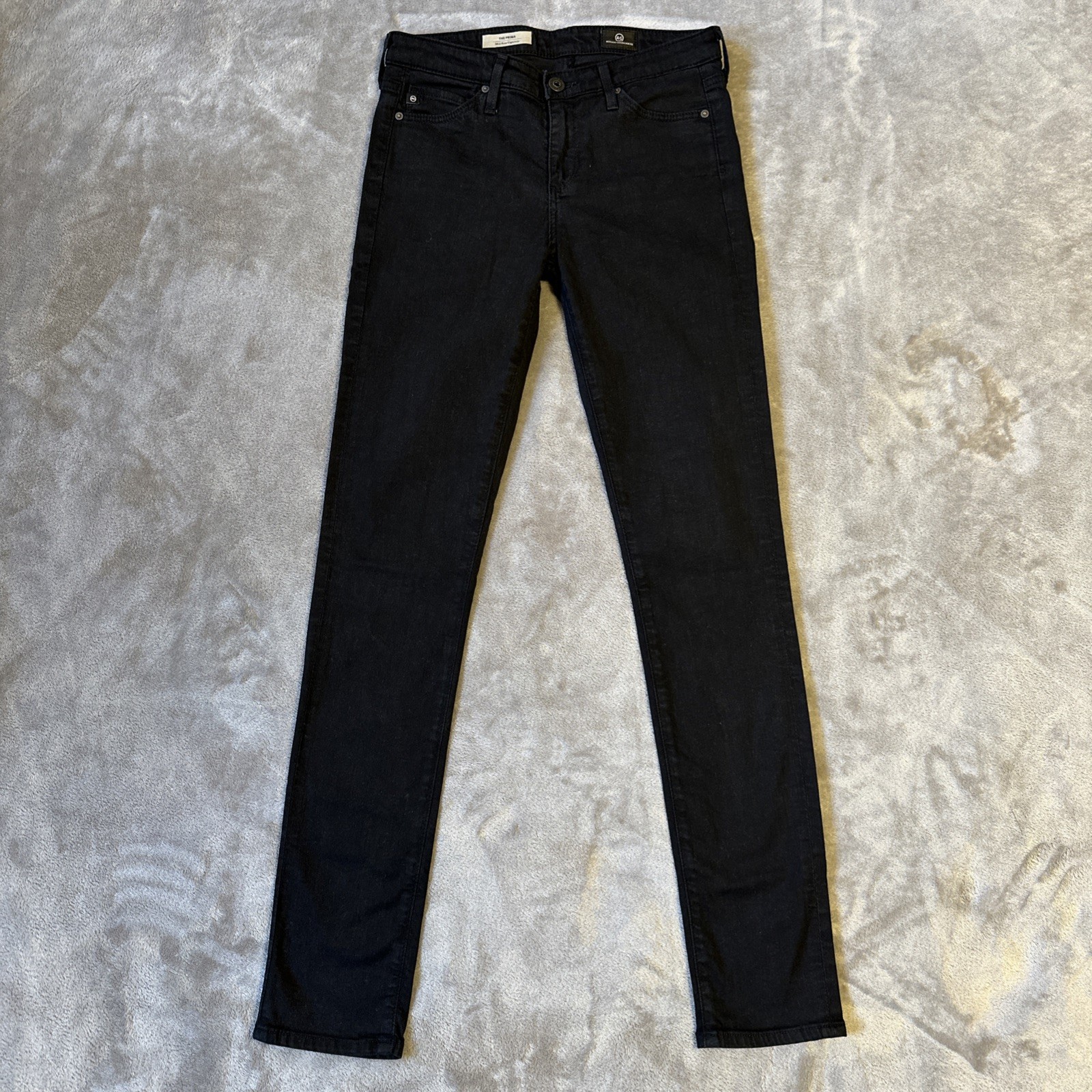 AG The Prima Mid-Rise Cigarette Jeans Black Size 25 - photo 5