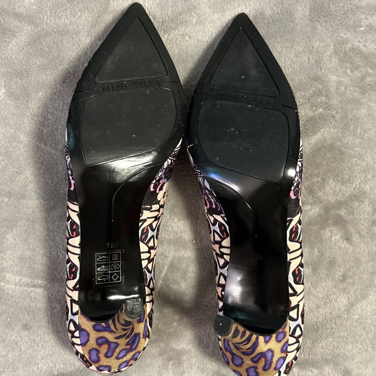 Nine West Size 7.5 M Floral Stiletto Heels - photo 4