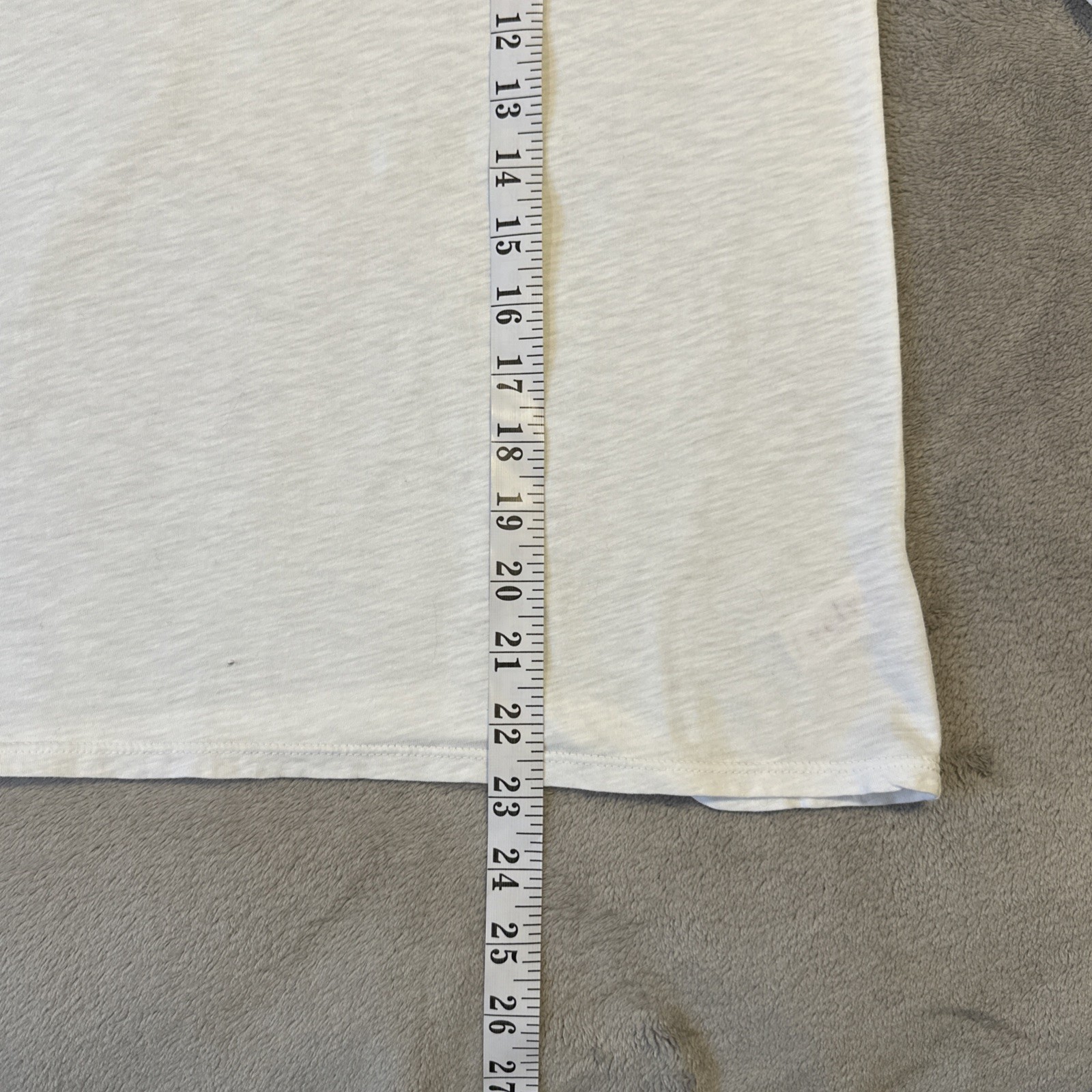 Velvet Graham & Spencer White Slub Cotton Top S Flutter Sleeve - photo 4