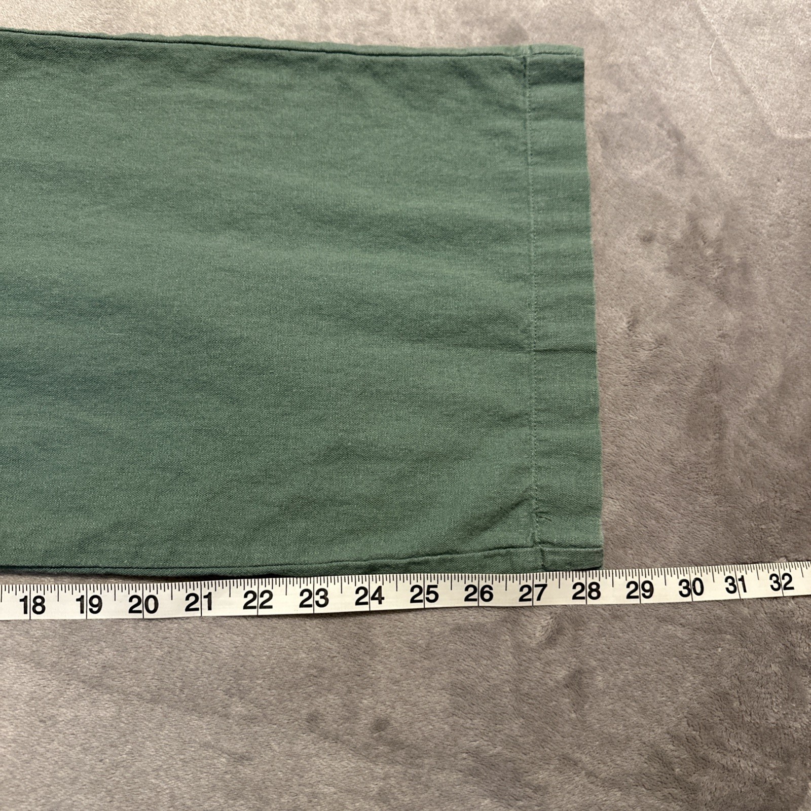 7 For All Mankind Linen Cargo Pants Womens M Green - photo 2