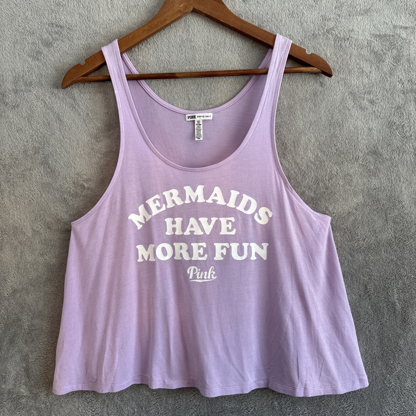PINK Victoria's Secret Mermaids Have More Fun Tank Small - photo 2