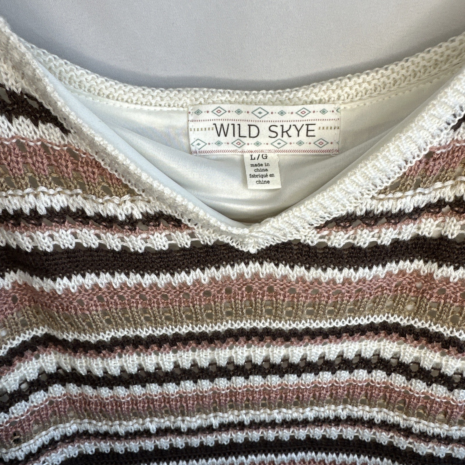 Wild Skye Crochet Midi Tank Dress - L - photo 2