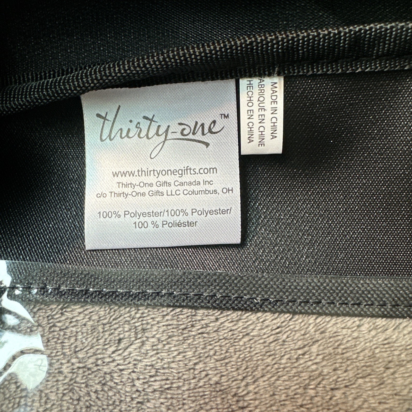 Thirty One Black Deluxe Utility Tote Lid - photo 4