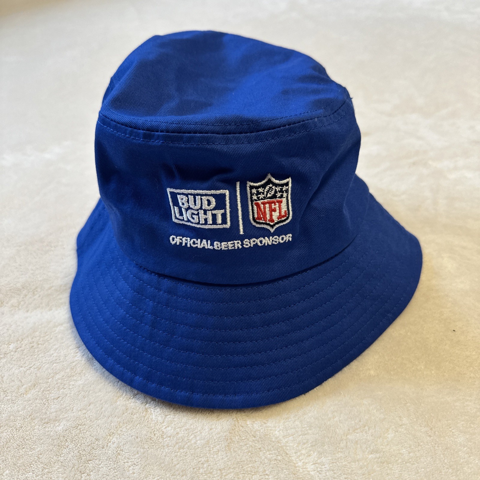 Official Super Bowl LX 2026 x Bud Light Bucket Hat NFL Logo Blue - photo 2
