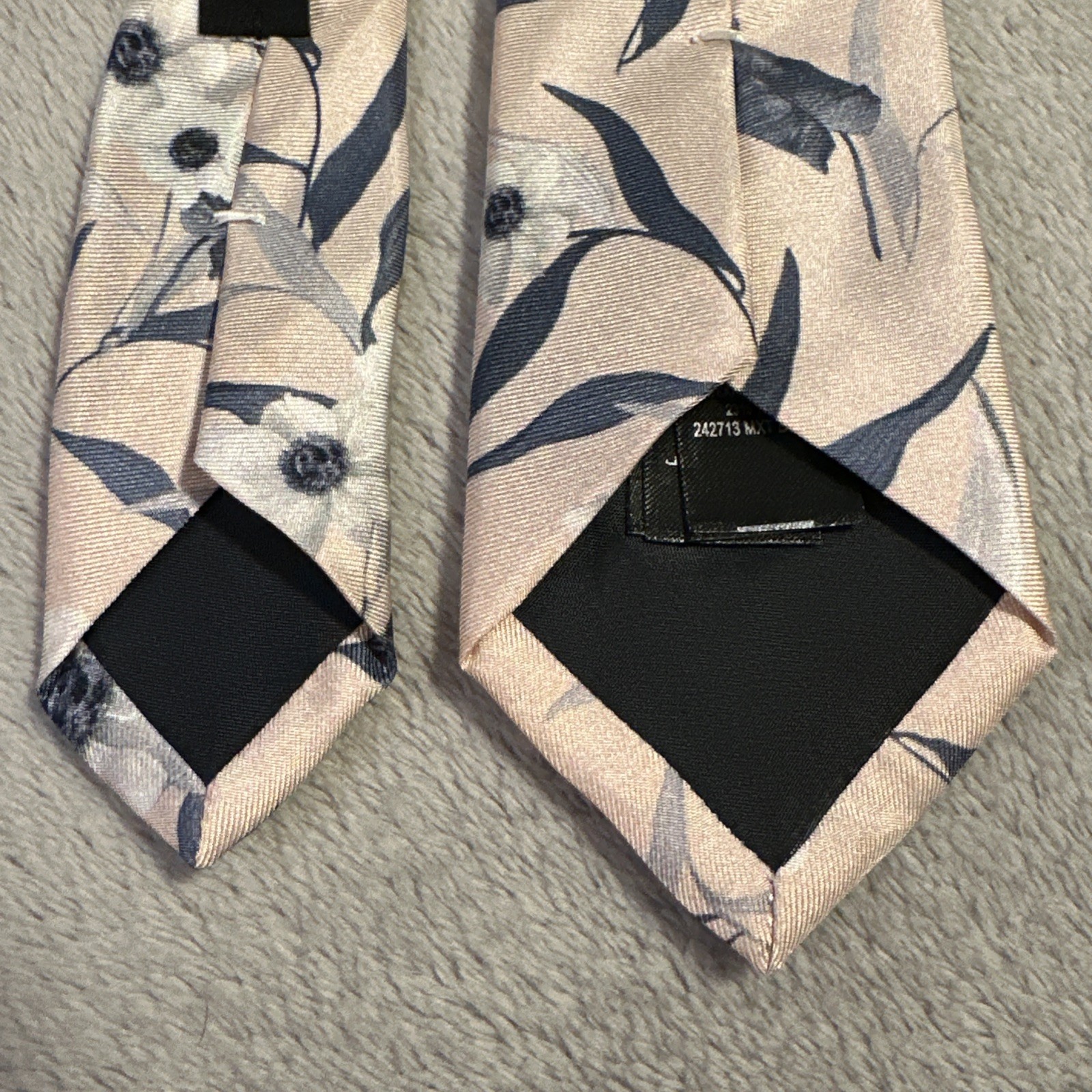 Ted Baker Blue Floral Silk Tie & Pocket Square Set - Made in Ita - photo 4