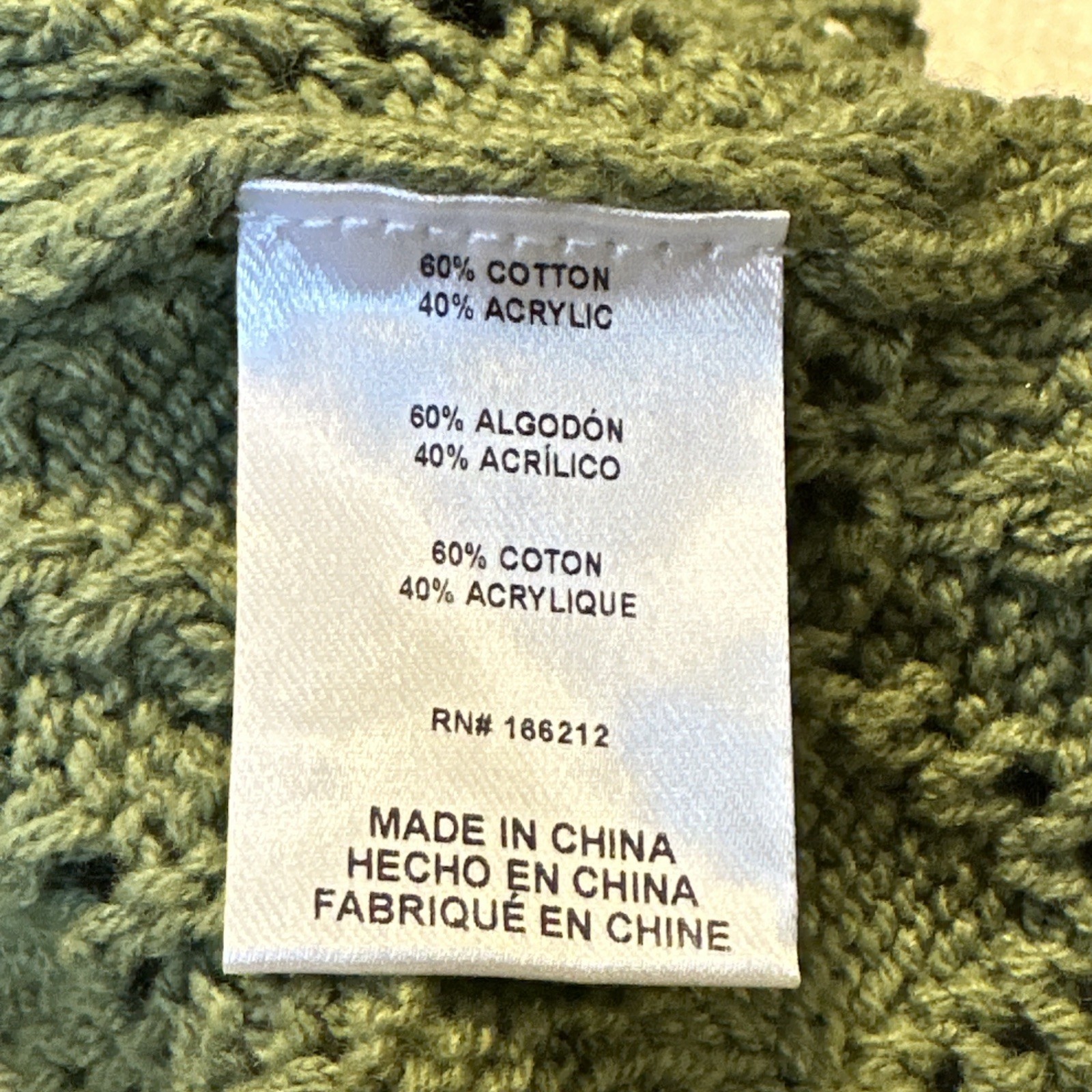 Ninety Clothing Co Sage Green Pointelle Knit Ruffle Tank Top L - photo 5