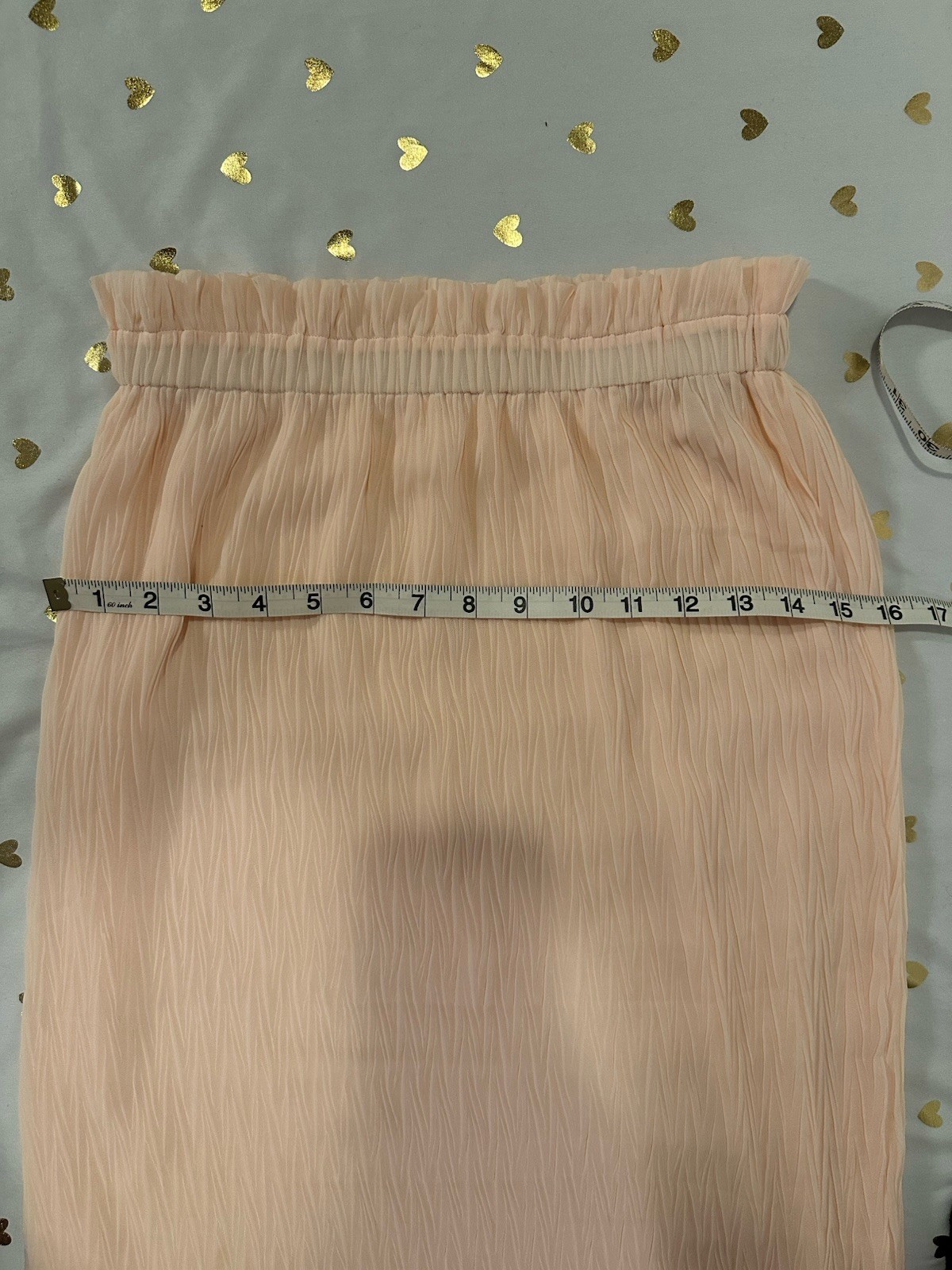 Babaton Gabriola Skirt Pink Midi Lightweight Crinkle Lined Small - photo 3