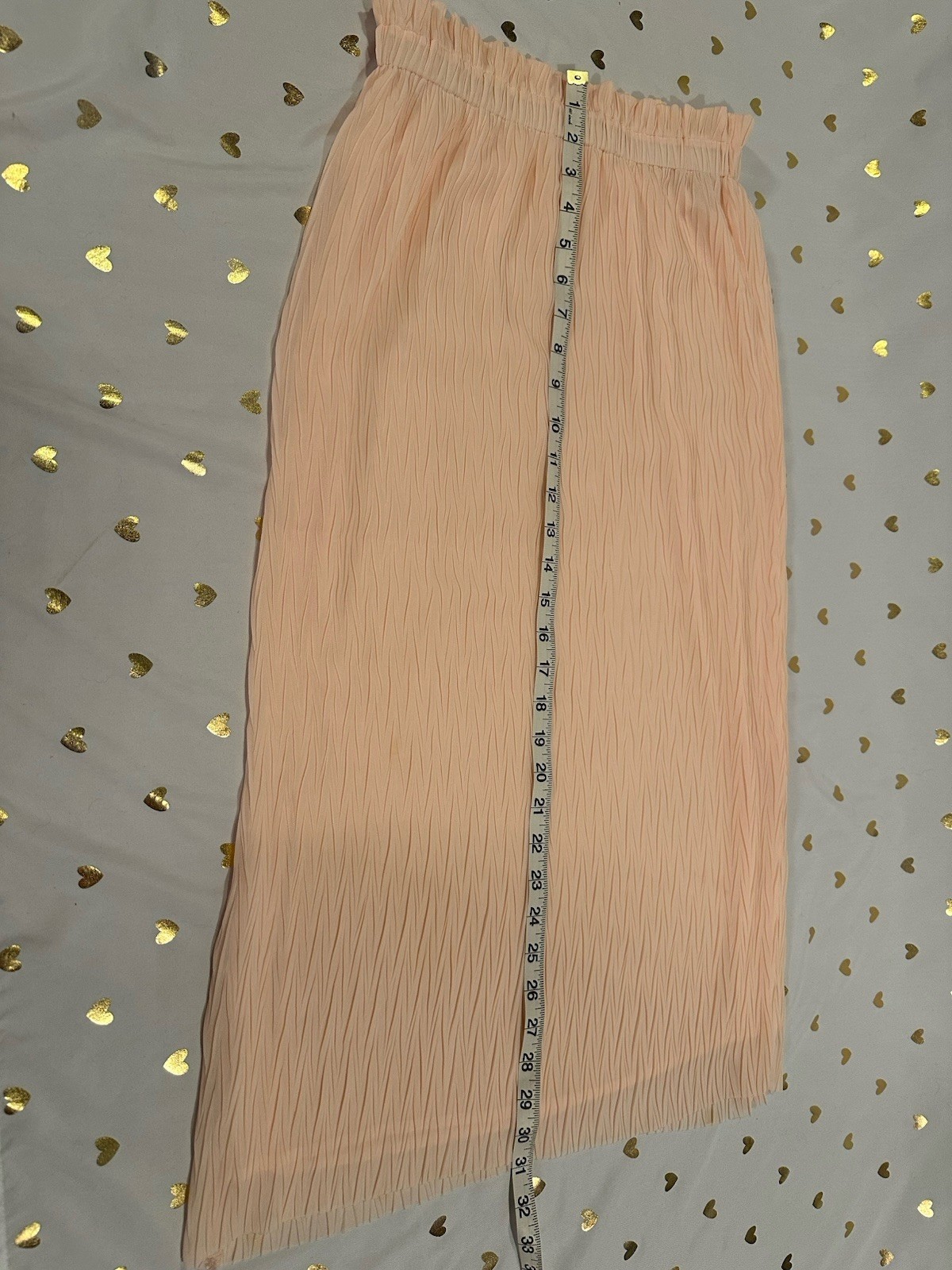 Babaton Gabriola Skirt Pink Midi Lightweight Crinkle Lined Small - photo 4