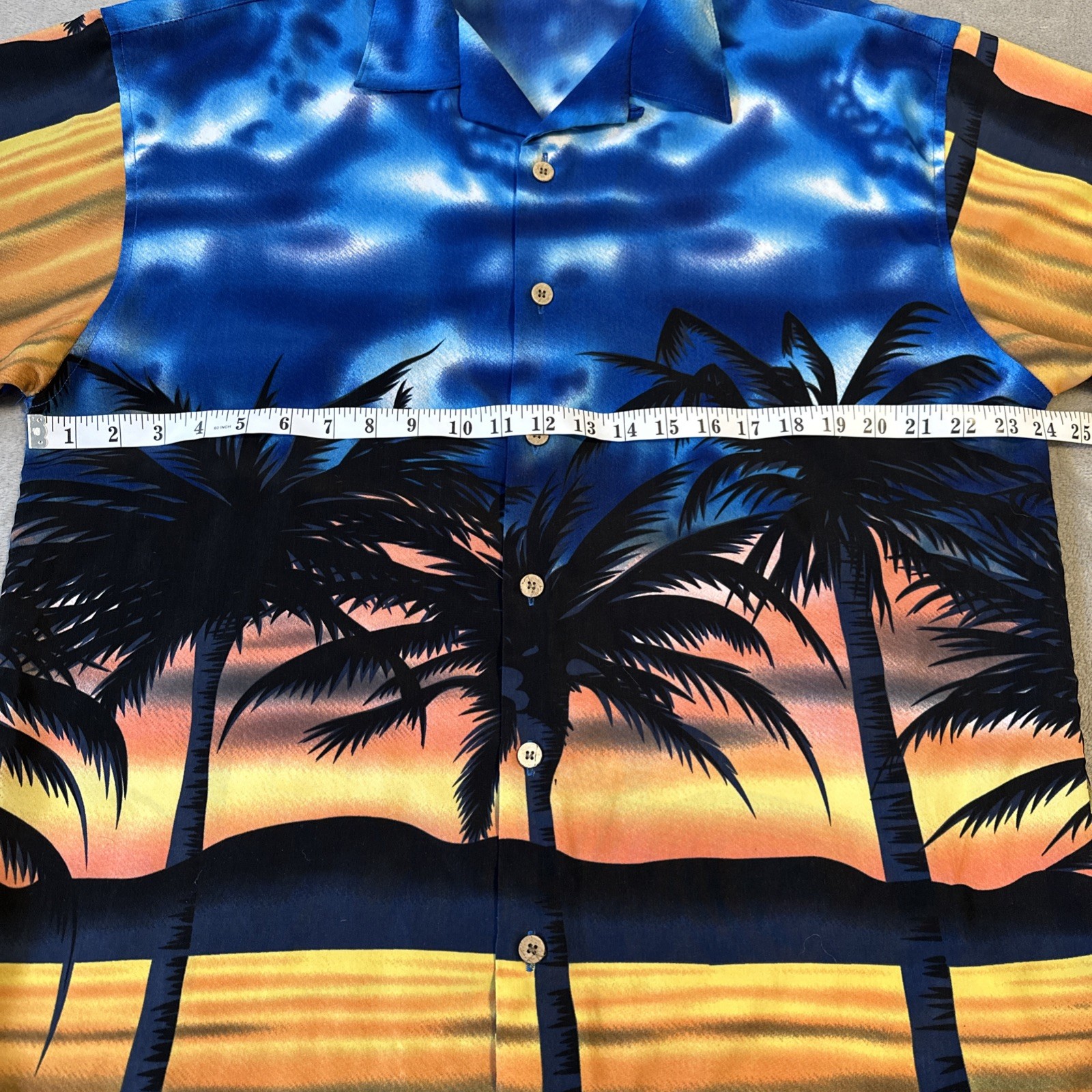 Maui Maui Hawaiian Shirt Large Tropical Sunset Vacation Retro Lu - photo 2