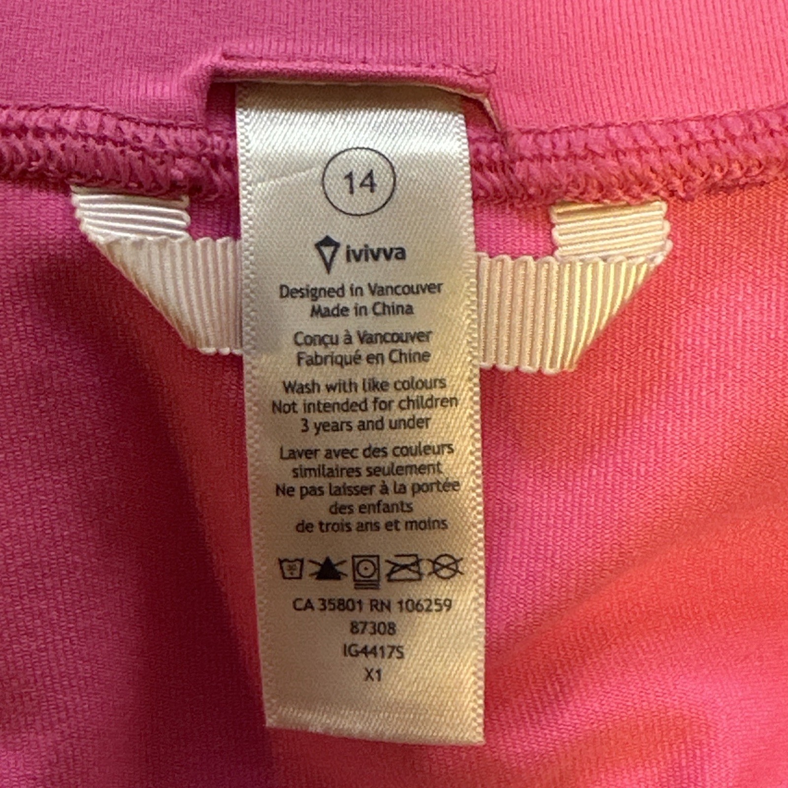 Ivivva by Lululemon Girls Size 14 Align Jacket Pink - photo 2