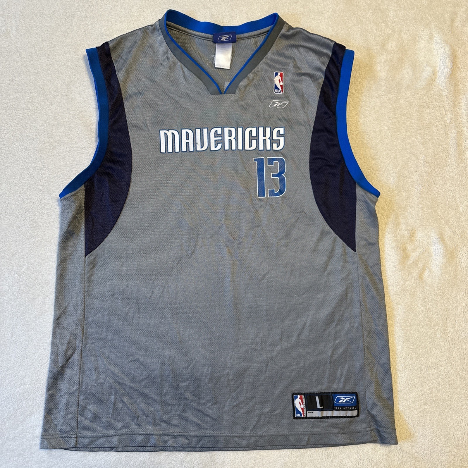 Dallas Mavericks Steve Nash #13 Reebok NBA Jersey L Throwback