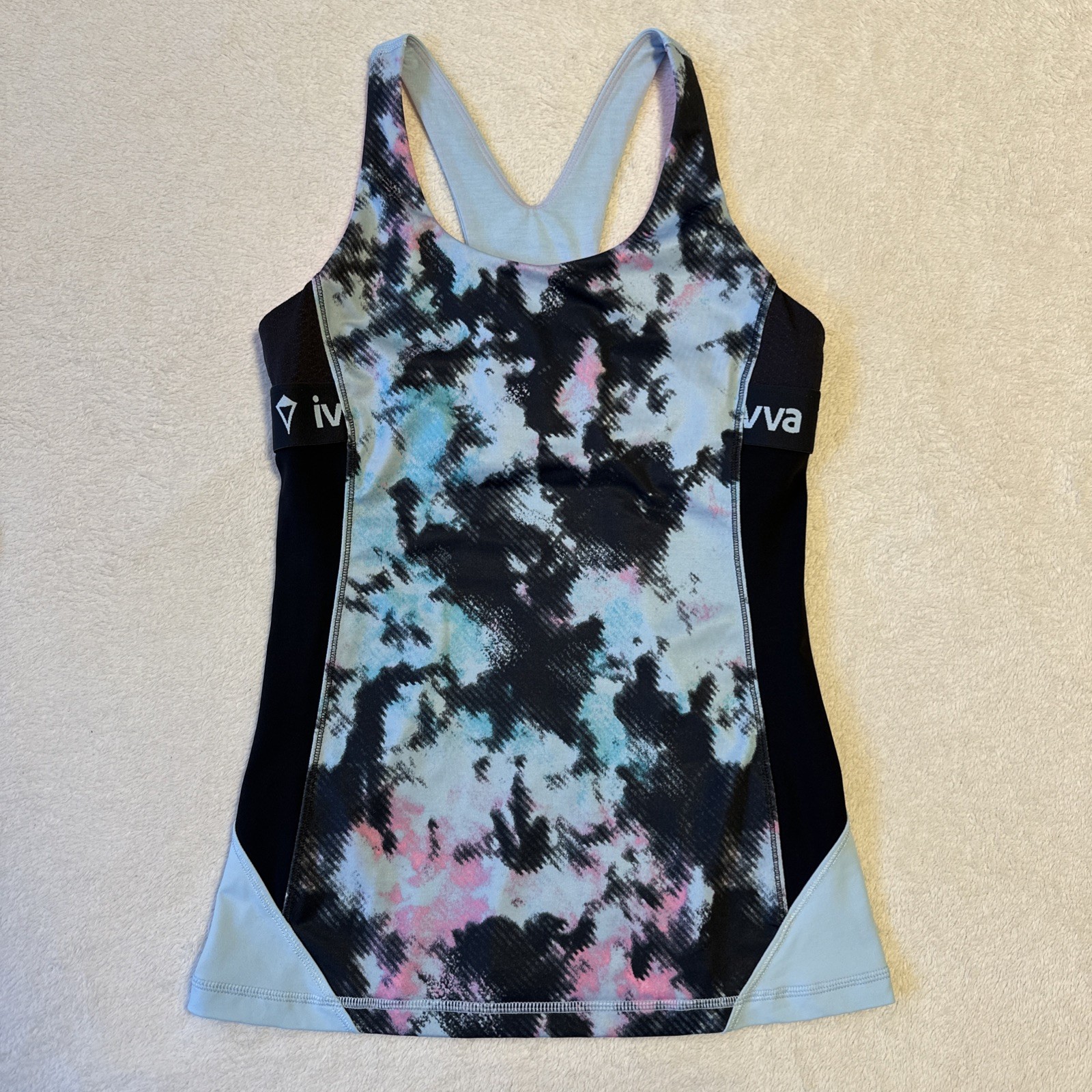 Ivivva by Lululemon Girls Tank Top Size 14 Racerback Built-in Br