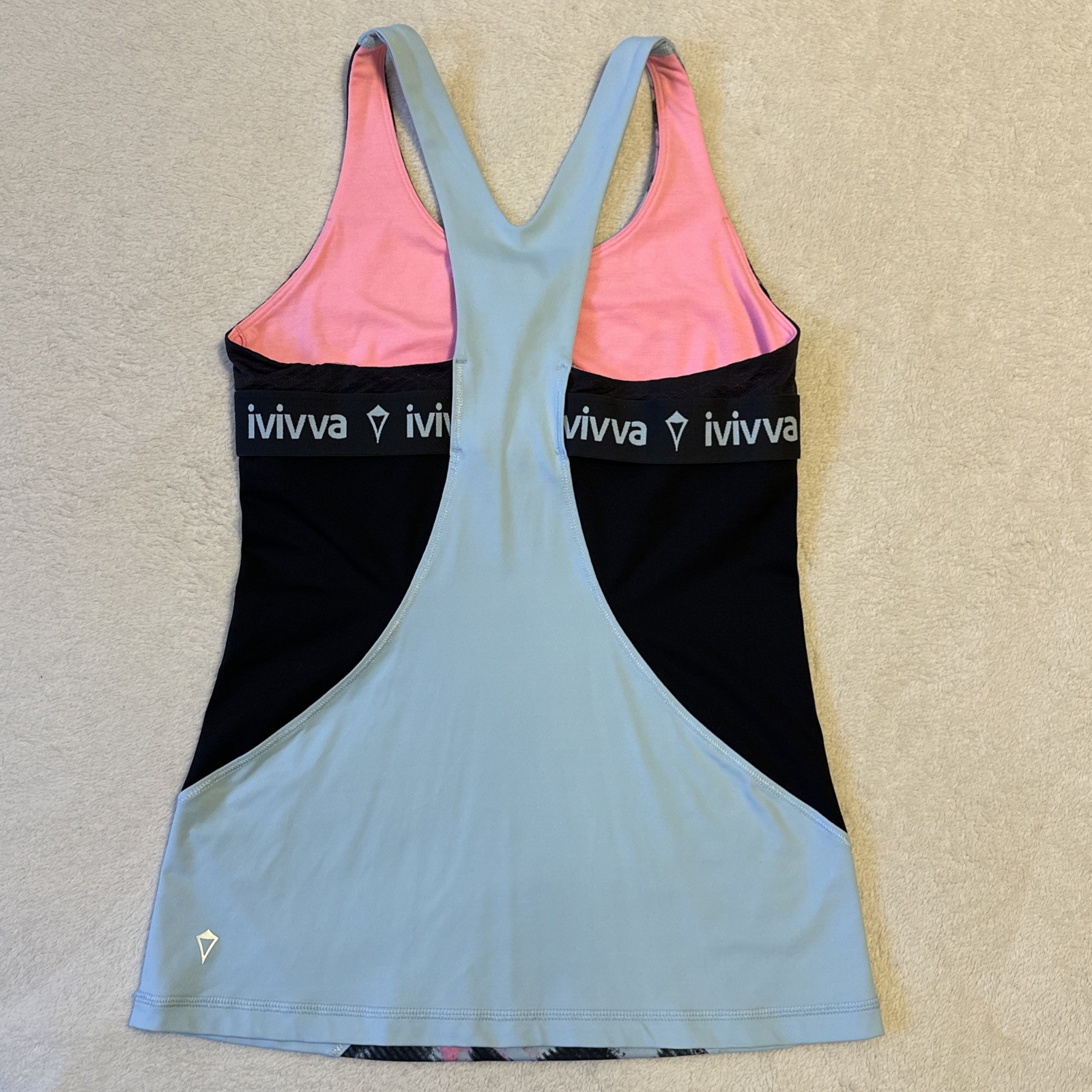 Ivivva by Lululemon Girls Tank Top Size 14 Racerback Built-in Br - photo 5
