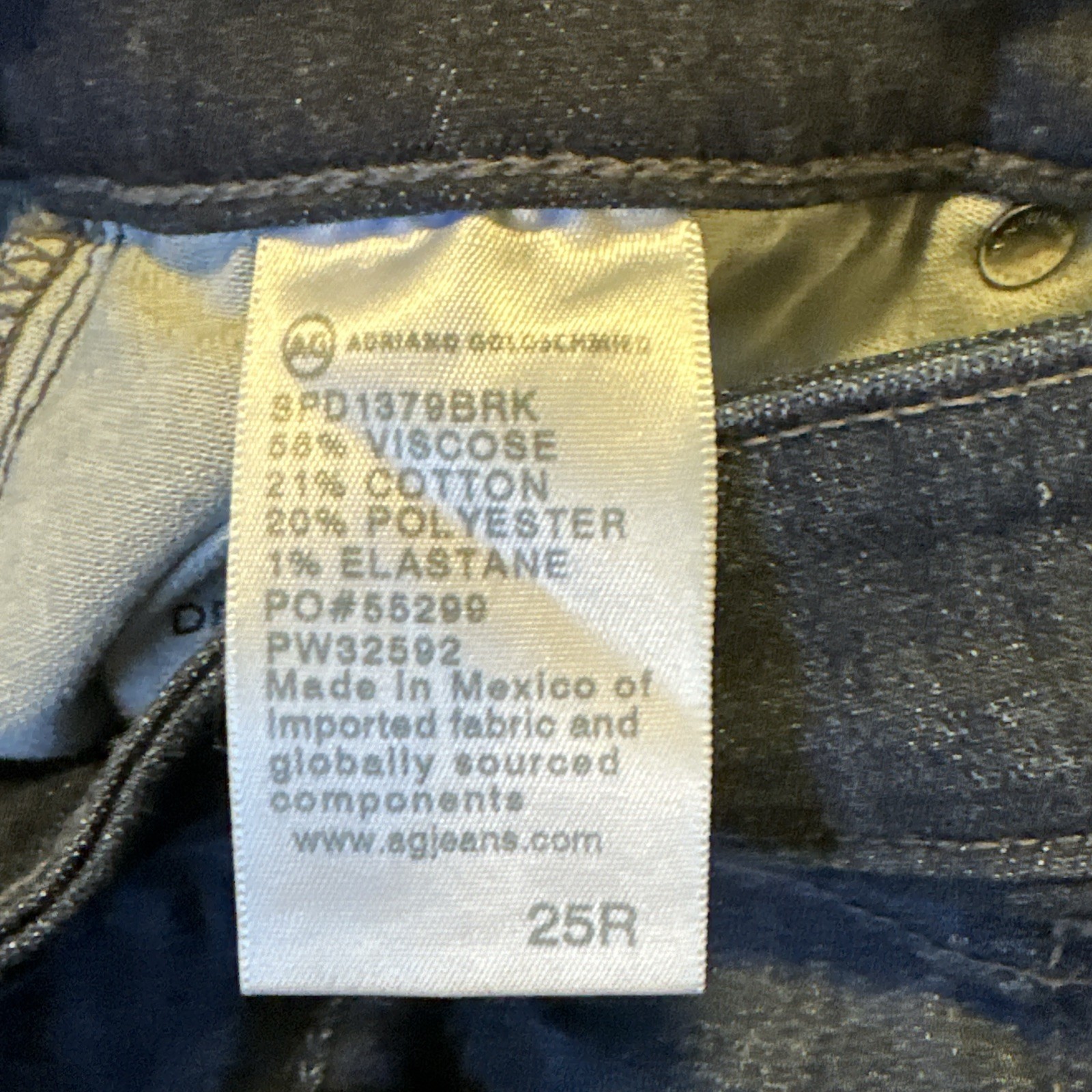 AG Farrah High-Rise Skinny Jeans Women's 25R Dark Wash Stretch D - photo 4