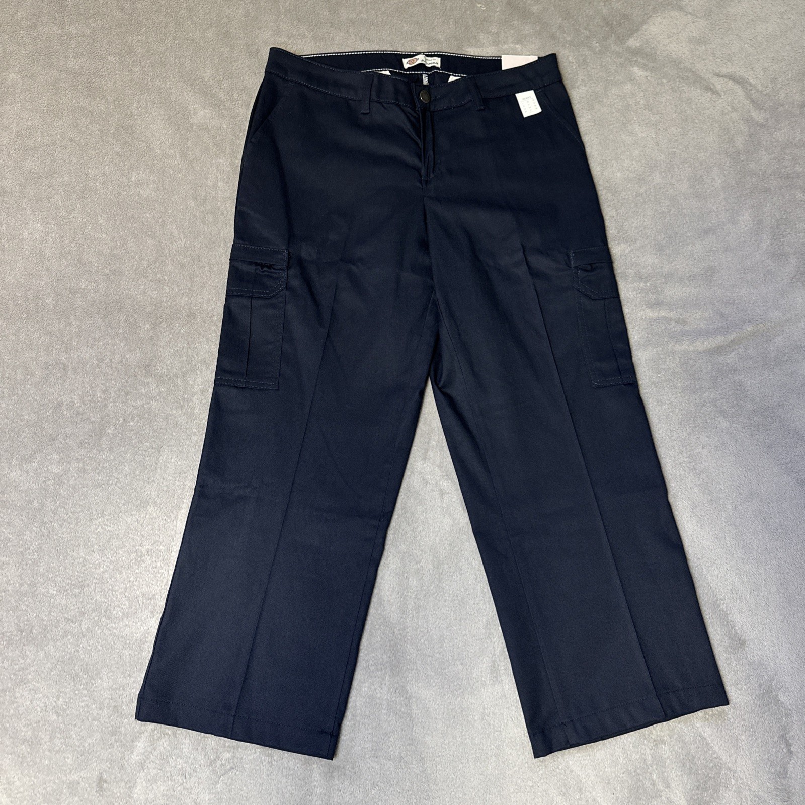 Dickies 8UU Women's Navy Blue Work Cargo Capris - New w/ Tags