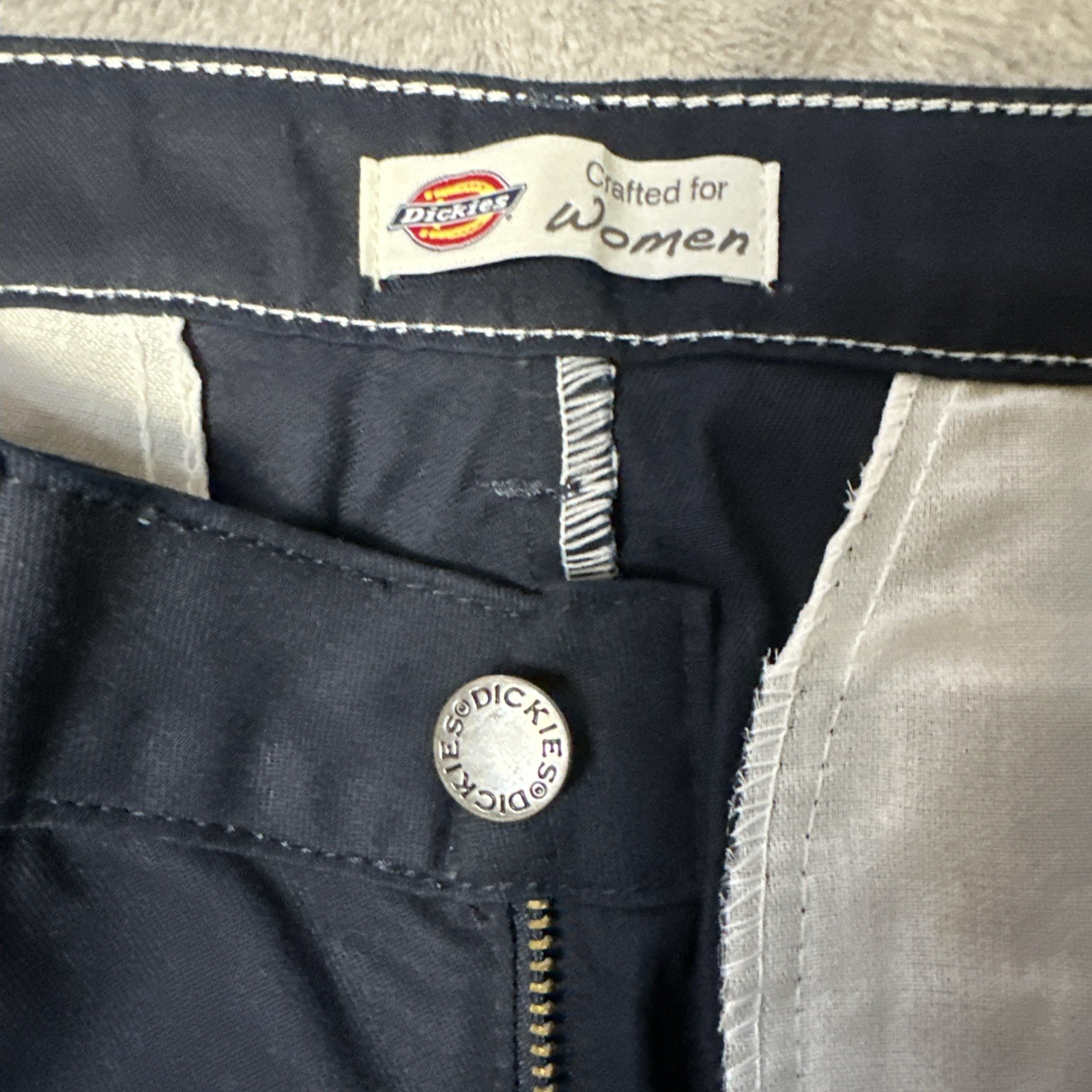 Dickies 8UU Women's Navy Blue Work Cargo Capris - New w/ Tags - photo 5