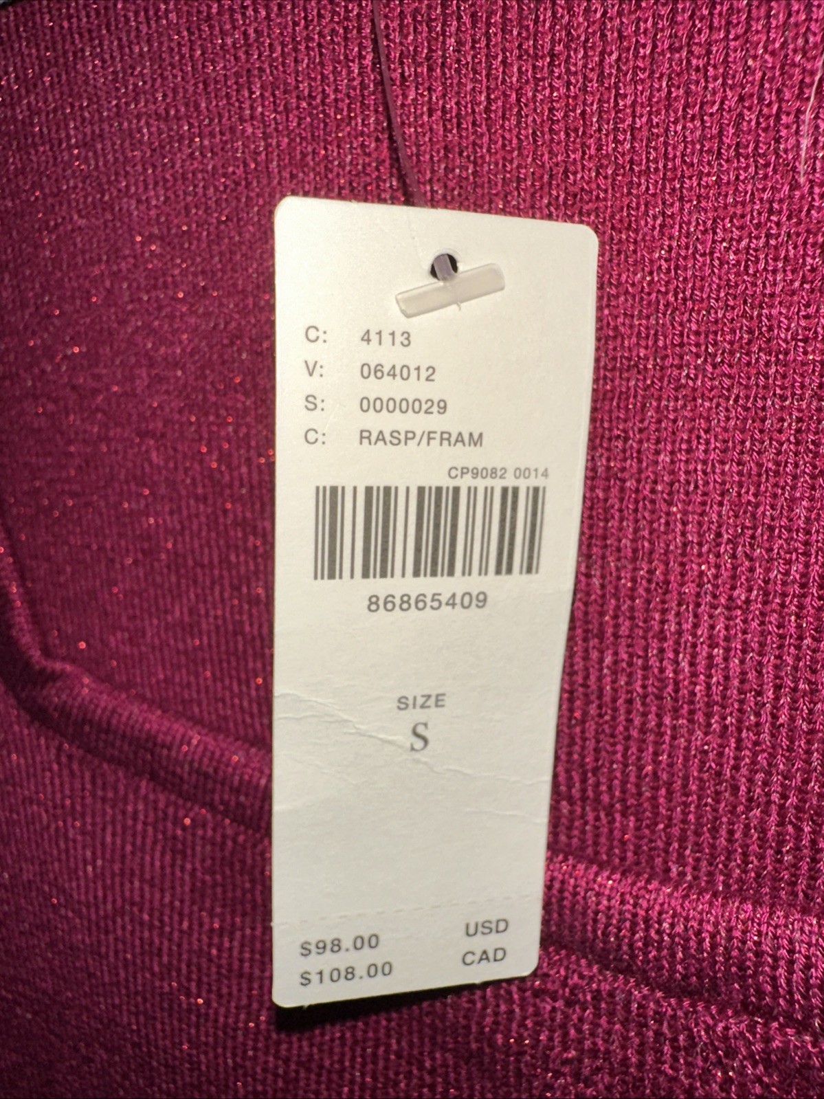 NWT Anthropologie Maeve Square-Neck Bell-Sleeve Sweater Small Pi - photo 4