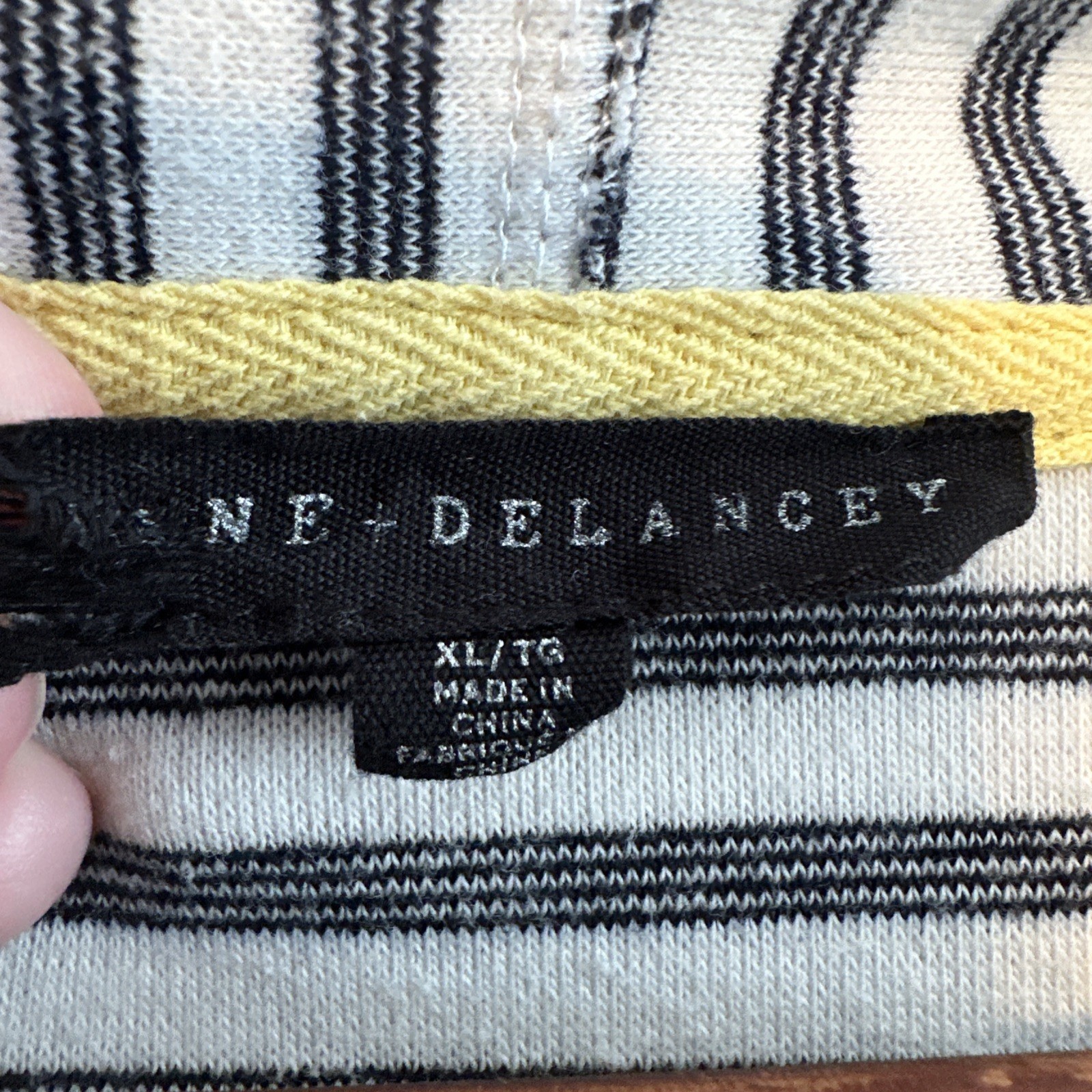 Jane + Delancey Nautical Striped Hoodie Women's XL - photo 2