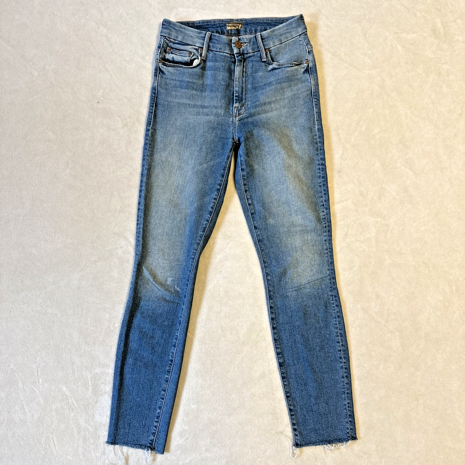 MOTHER The Looker Ankle Fray Skinny Jeans Size 25 - photo 2