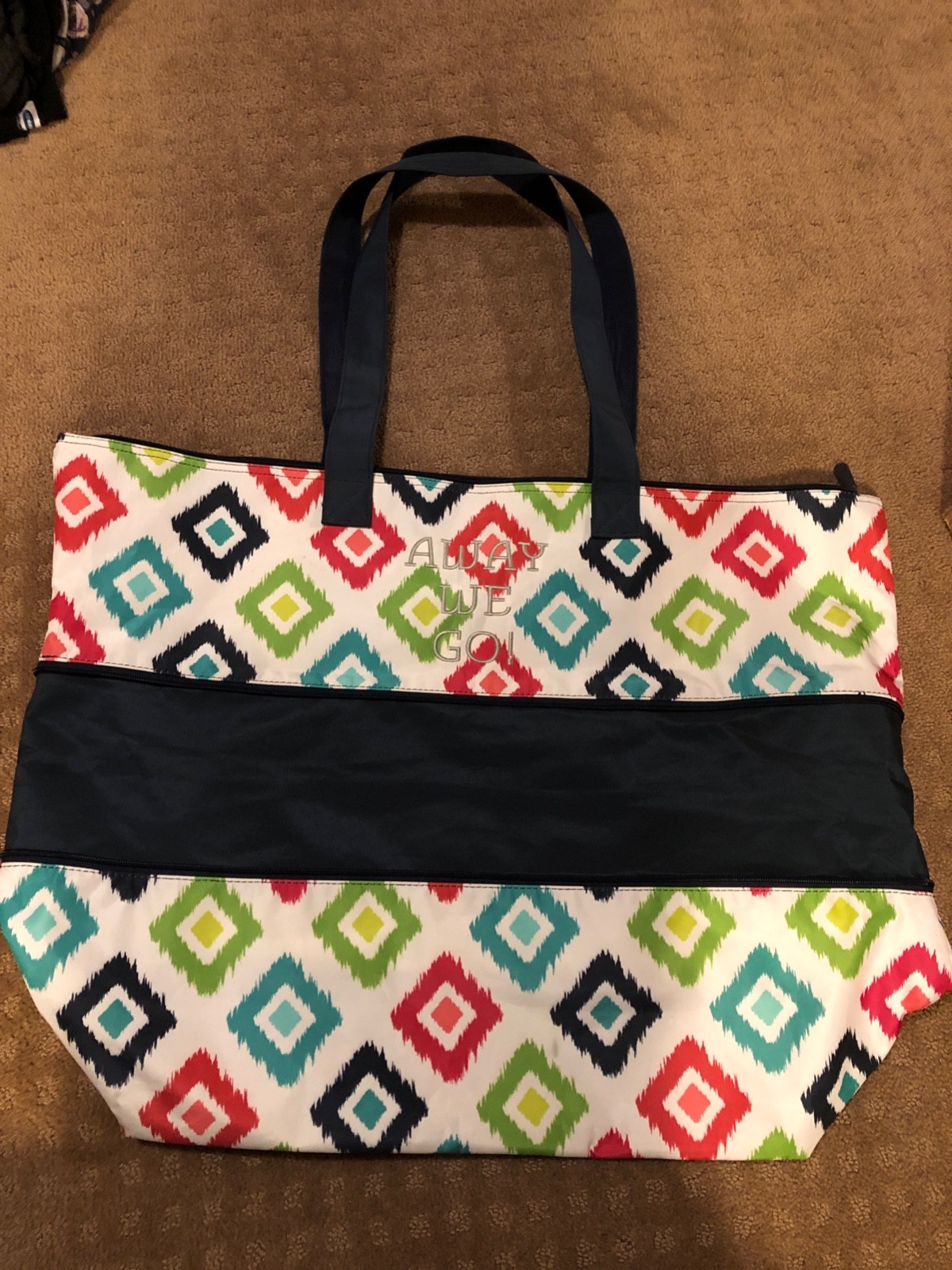 Thirty-One Gifts Expand-A-Tote Bag - Retired Candy Corners - photo 2