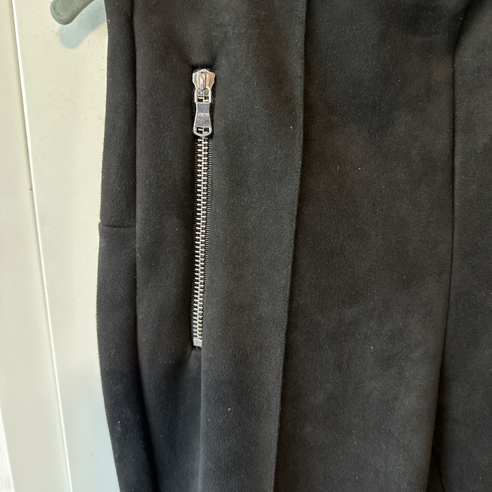Vero Moda Black High Waisted Faux Suede Leggings XS - photo 2