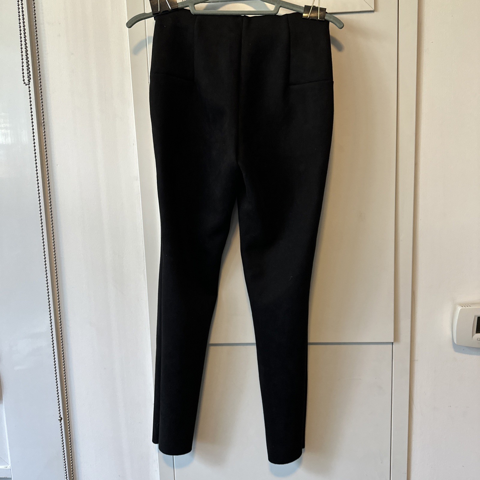 Vero Moda Black High Waisted Faux Suede Leggings XS - photo 4