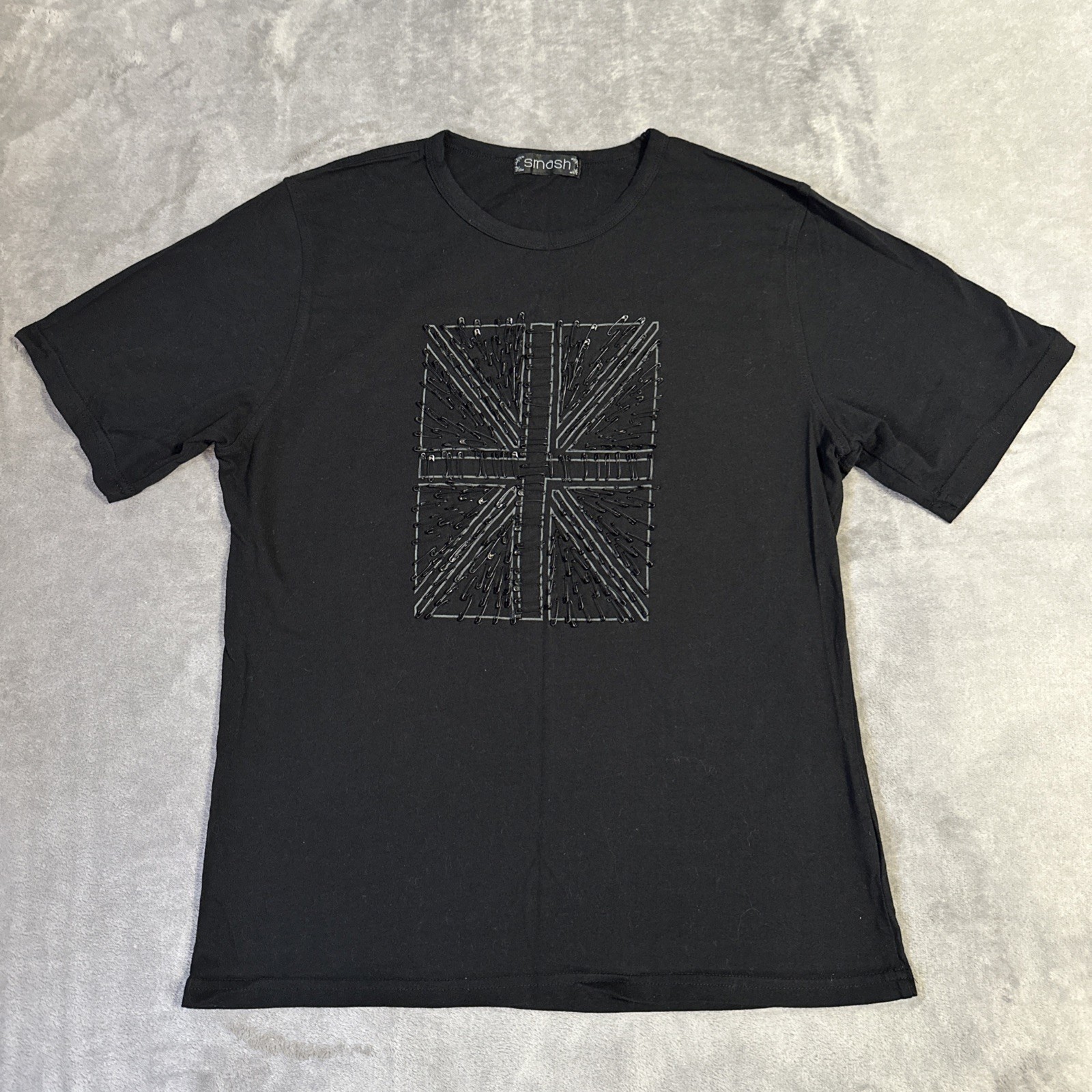 Smash Union Jack British Flag Punk T-Shirt