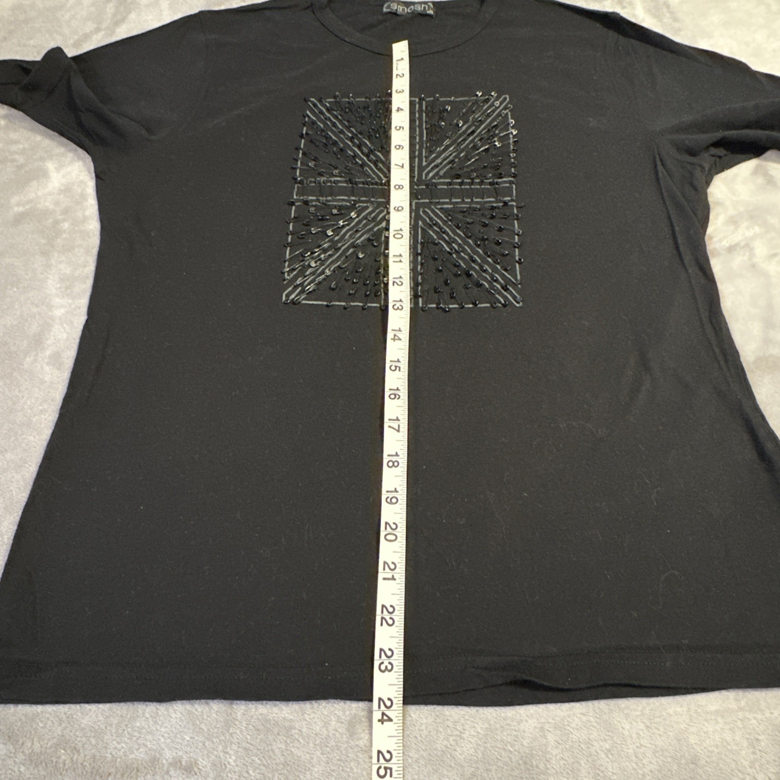 Smash Union Jack British Flag Punk T-Shirt - photo 3