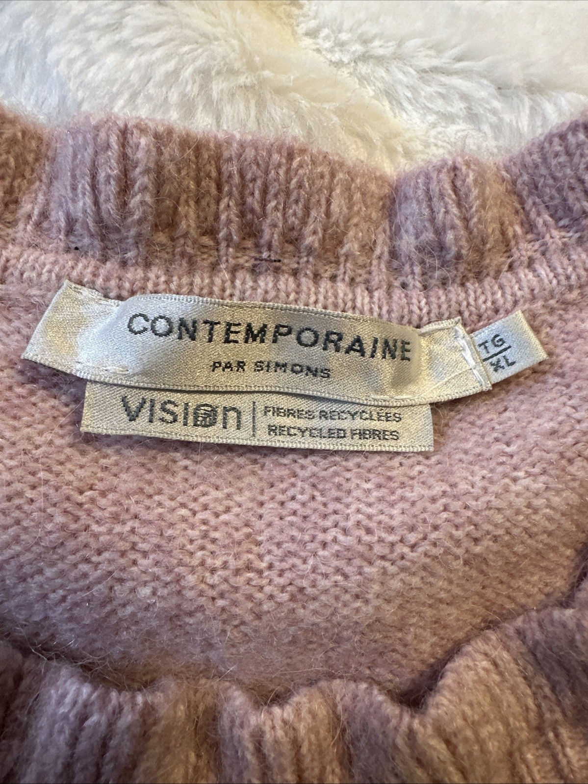 Contemporaine Simons Pink Alpaca Wool Blend Sweater XL - photo 4