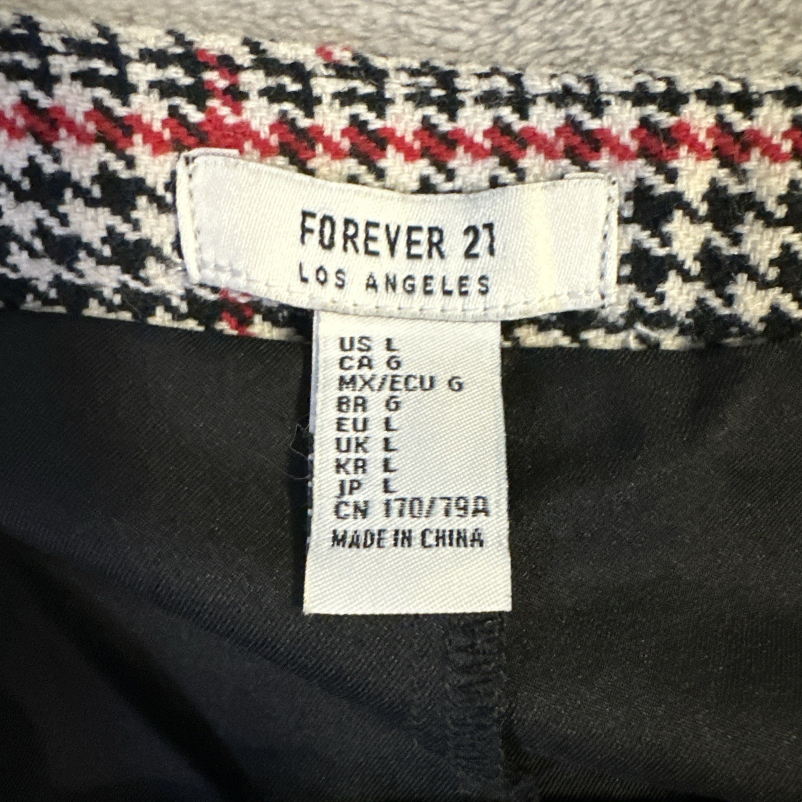 Plaid Skort - Size L - Forever 21 - photo 5