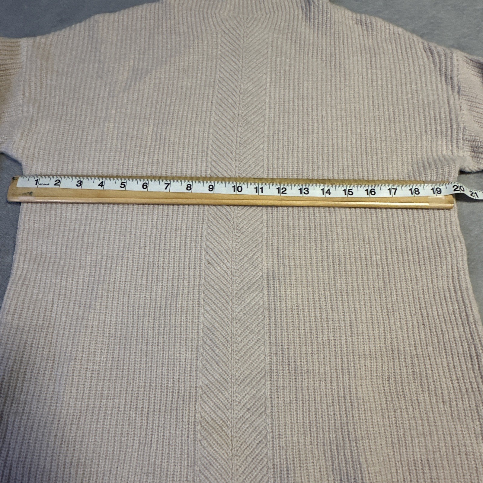 Rachel Zoe Blush Pink Merino Wool Mock Neck Sweater - Small - photo 2