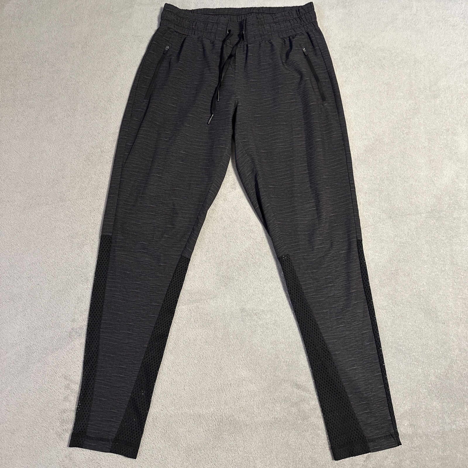 KYODAN Ultra Lightweight XS Jogger Pants Mesh Panel Zip Pockets