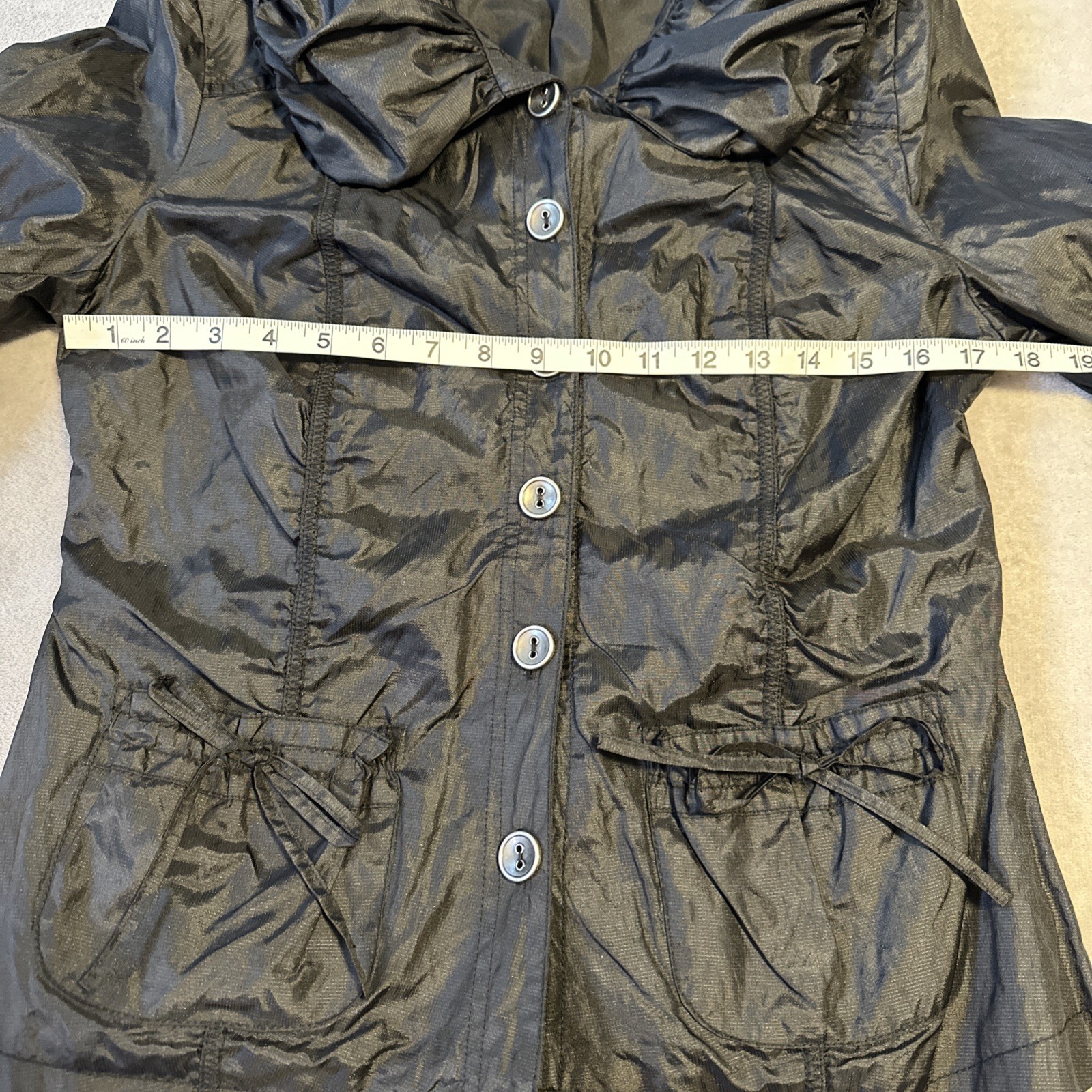 Kapalua Concept Lightweight Jacket Women's Size 8 Black Windbrea - photo 2