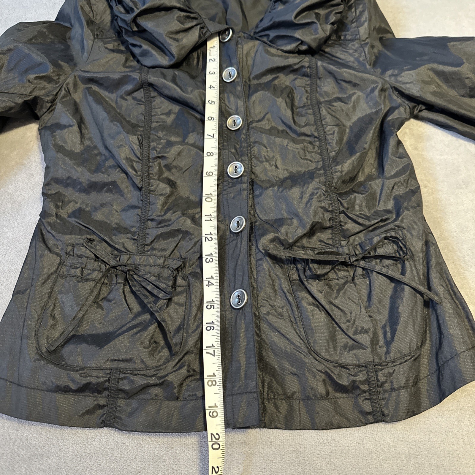 Kapalua Concept Lightweight Jacket Women's Size 8 Black Windbrea - photo 3