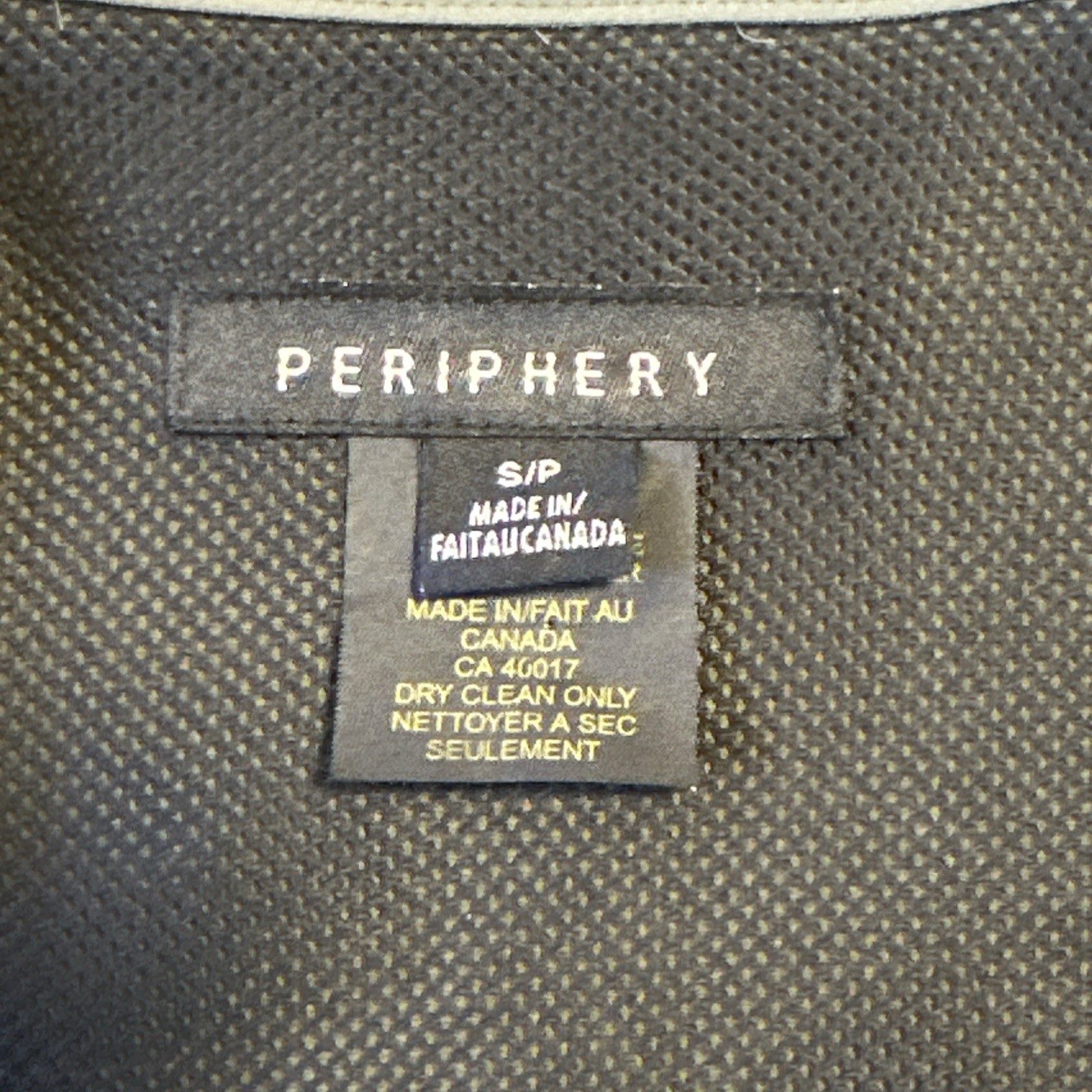 Periphery Olive Green Longline Vest - Small - photo 5