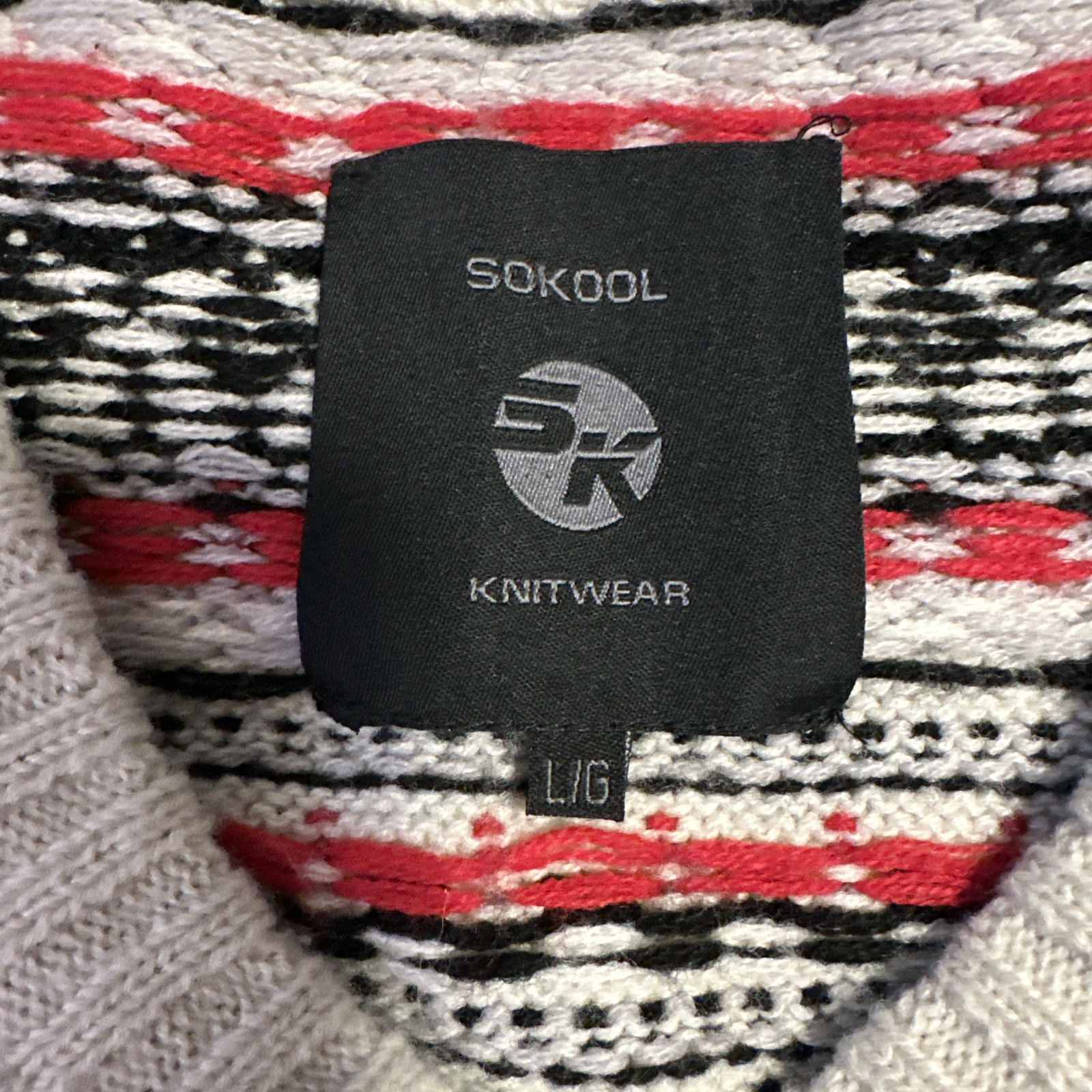 Fair Isle Knit Sweater Men's Large SoKool Nordic Apres-Ski - photo 4