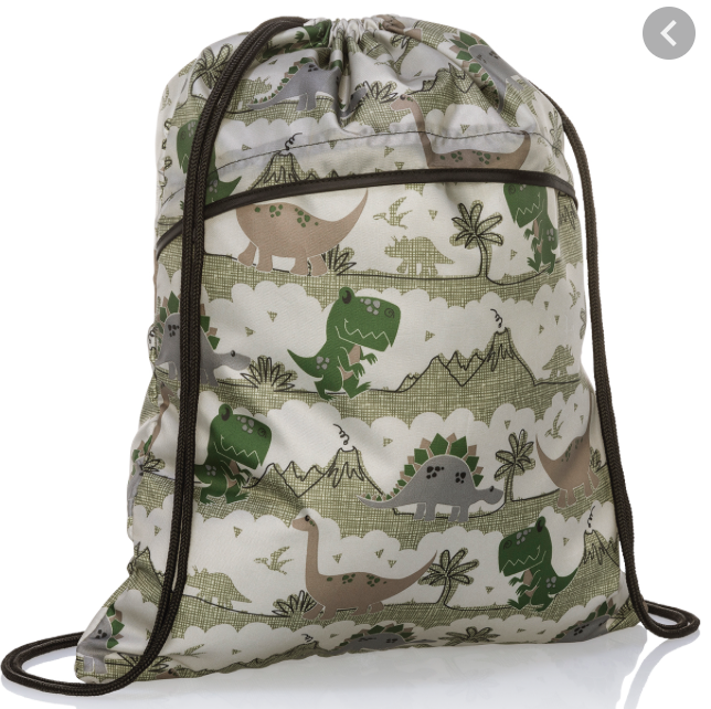 Thirty-One Gifts Cinch Sac Backpack Dino Parade New Rare HTF Kid - photo 2