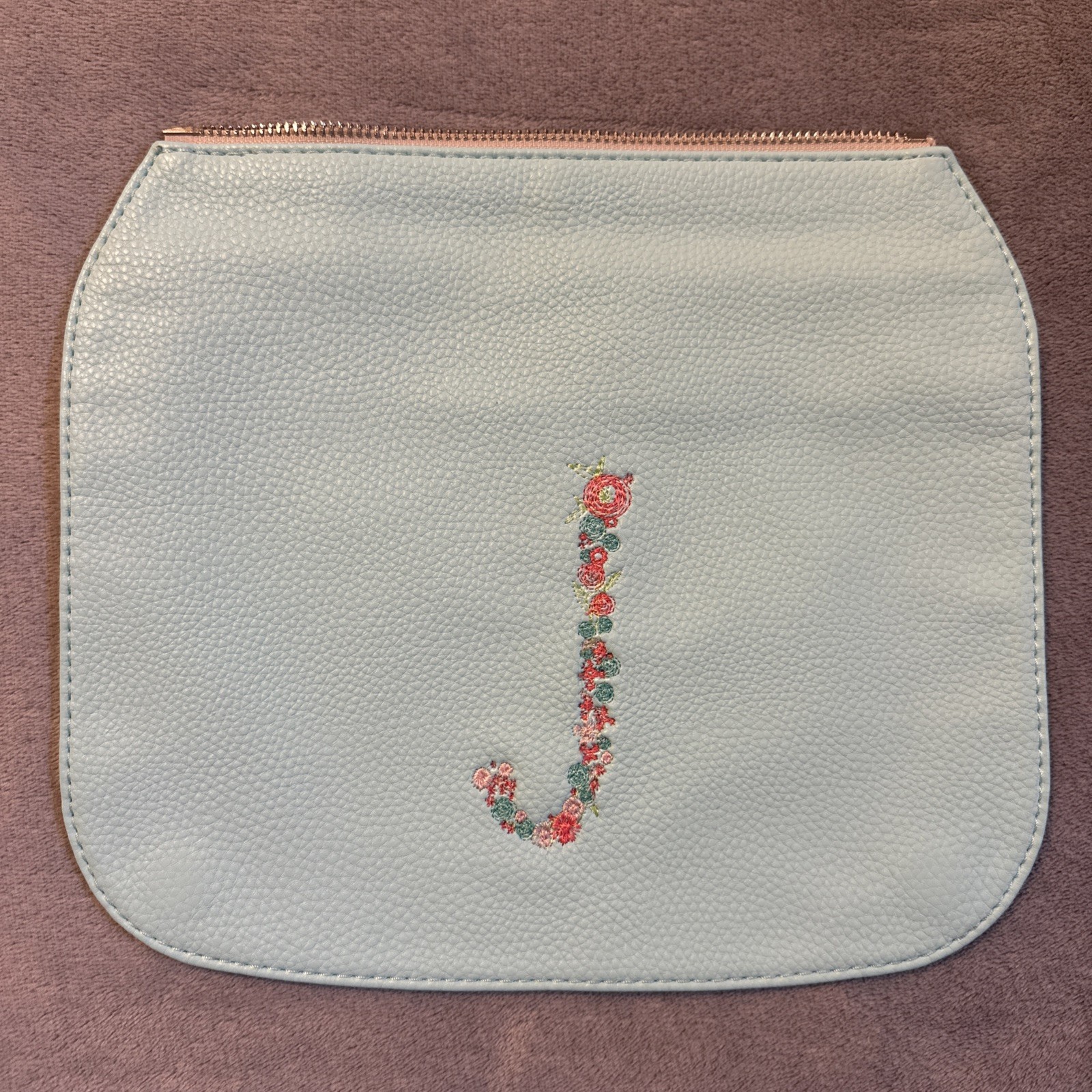 Thirty-One Studio 31 Purse Flap Skies For You Blue Floral