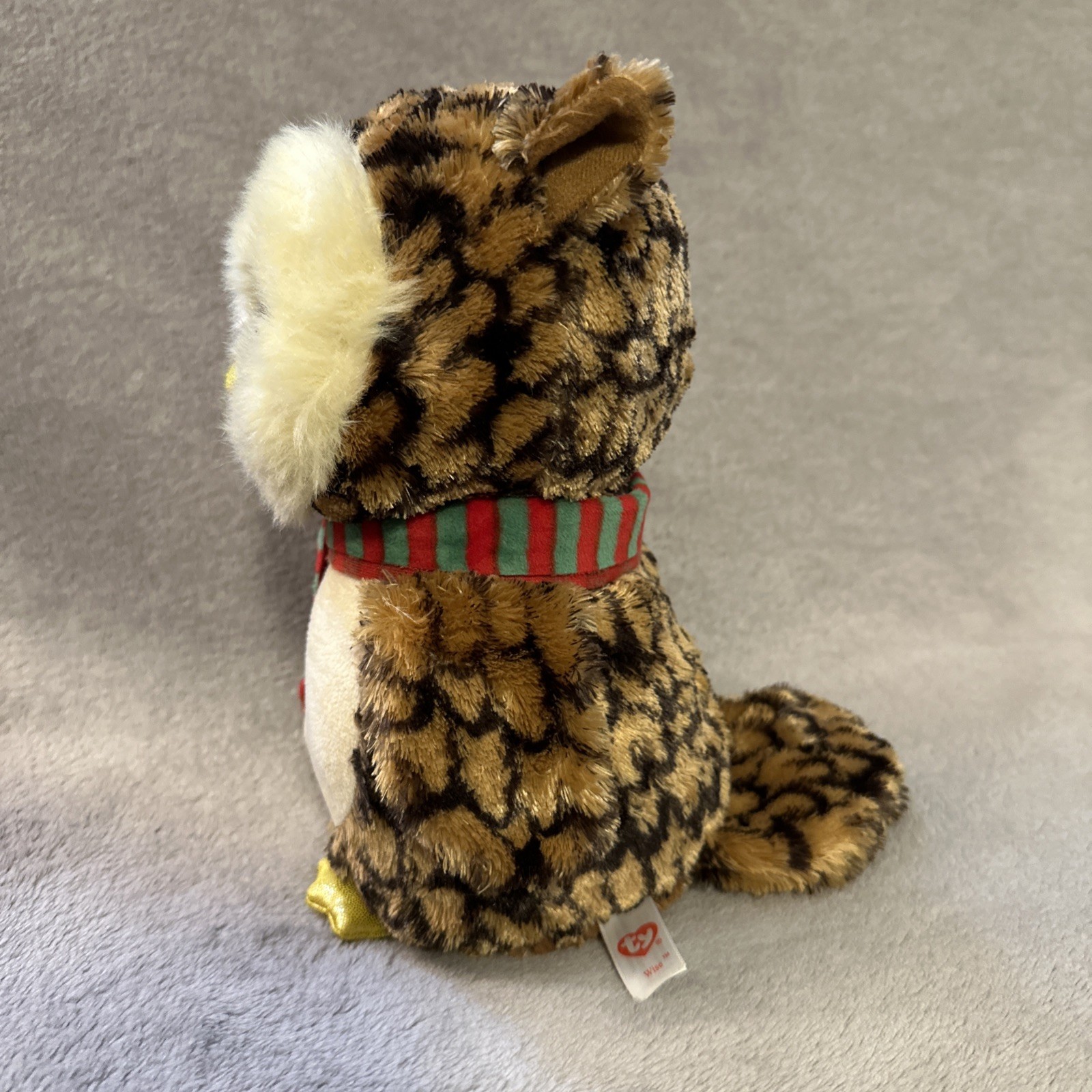 TY Beanie Boos 9" Wise The Owl Plush Stuffed Animal Gold Glitter - photo 4