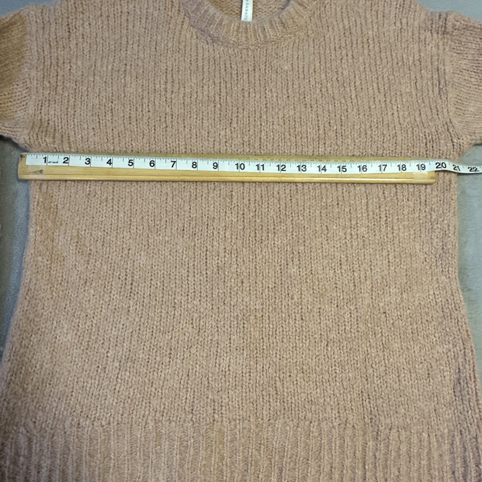 Babaton Pink Knit Sweater Women's Small - photo 2