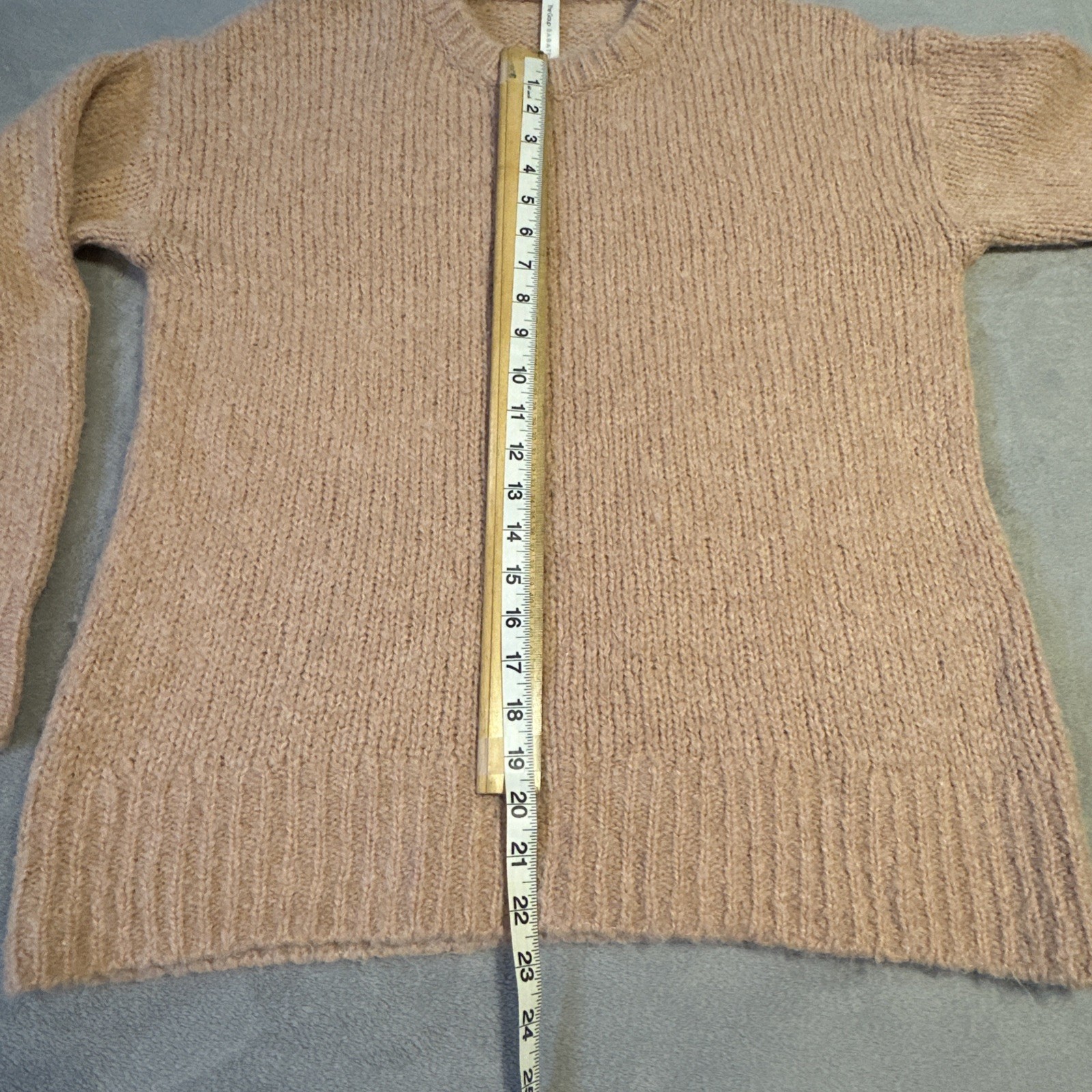 Babaton Pink Knit Sweater Women's Small - photo 3