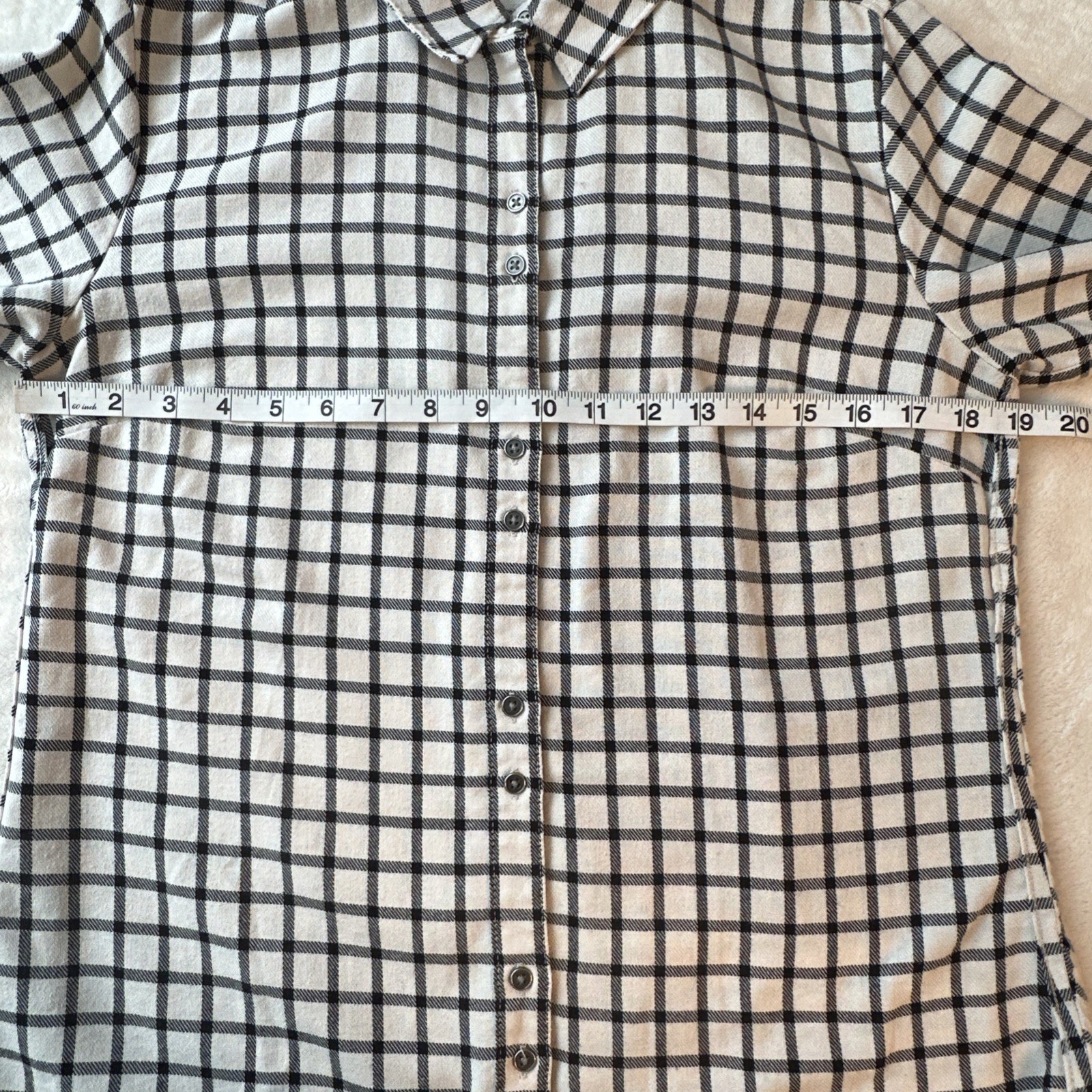 Riders by Lee Bella Easy Care Windowpane Shirt S - photo 4