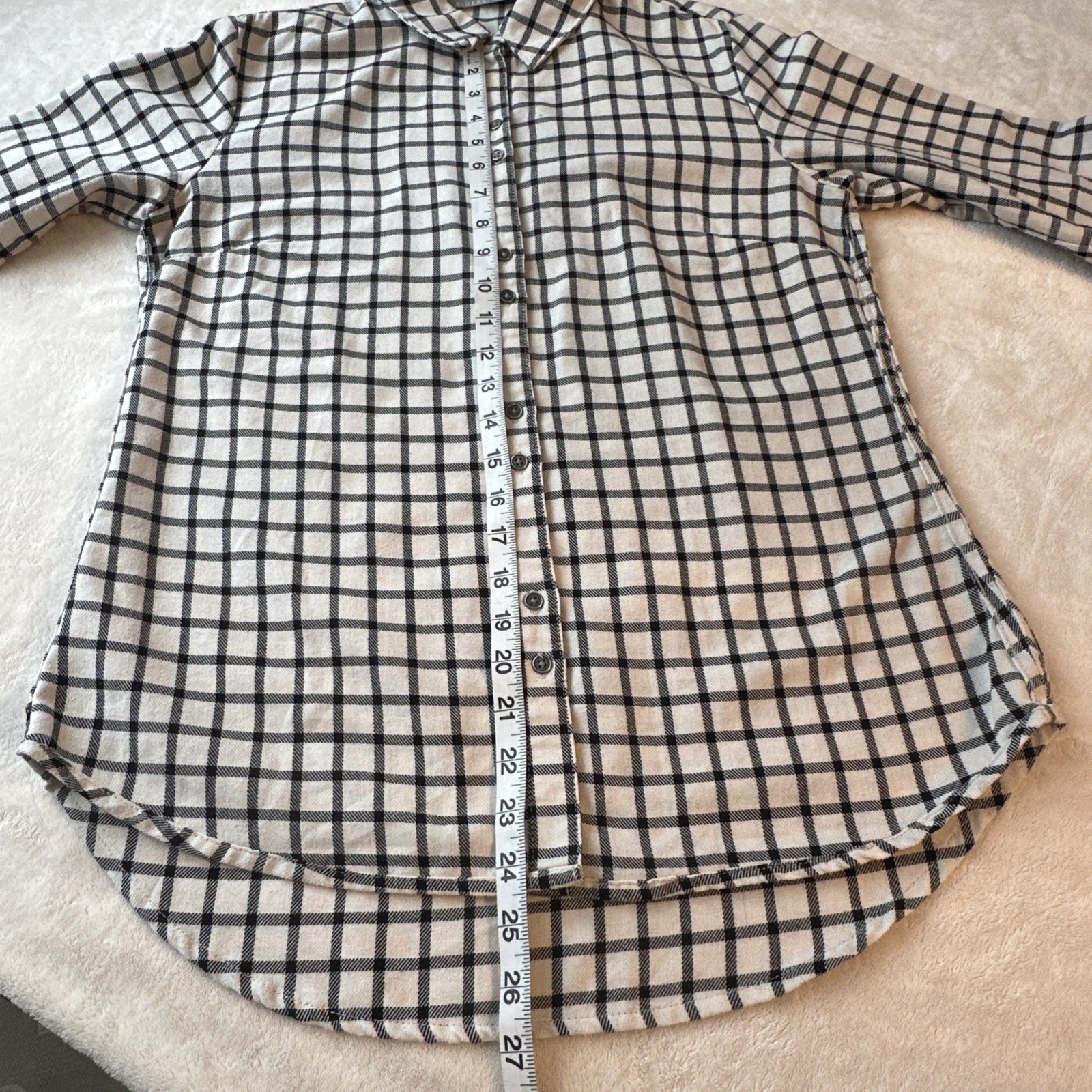 Riders by Lee Bella Easy Care Windowpane Shirt S - photo 5