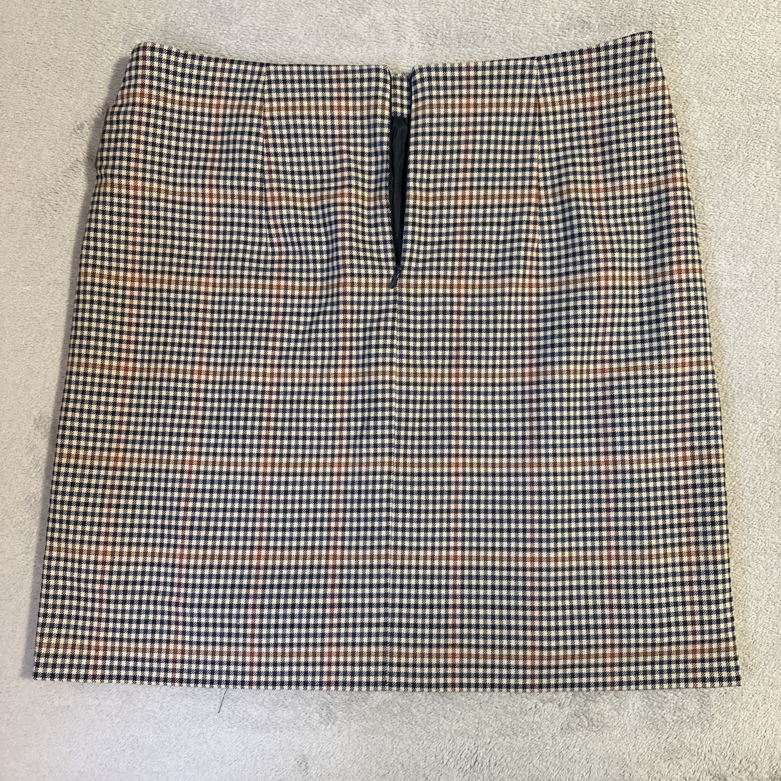 Vintage Esprit Brown Plaid Mini Skirt Size 8 90s Y2K - photo 2