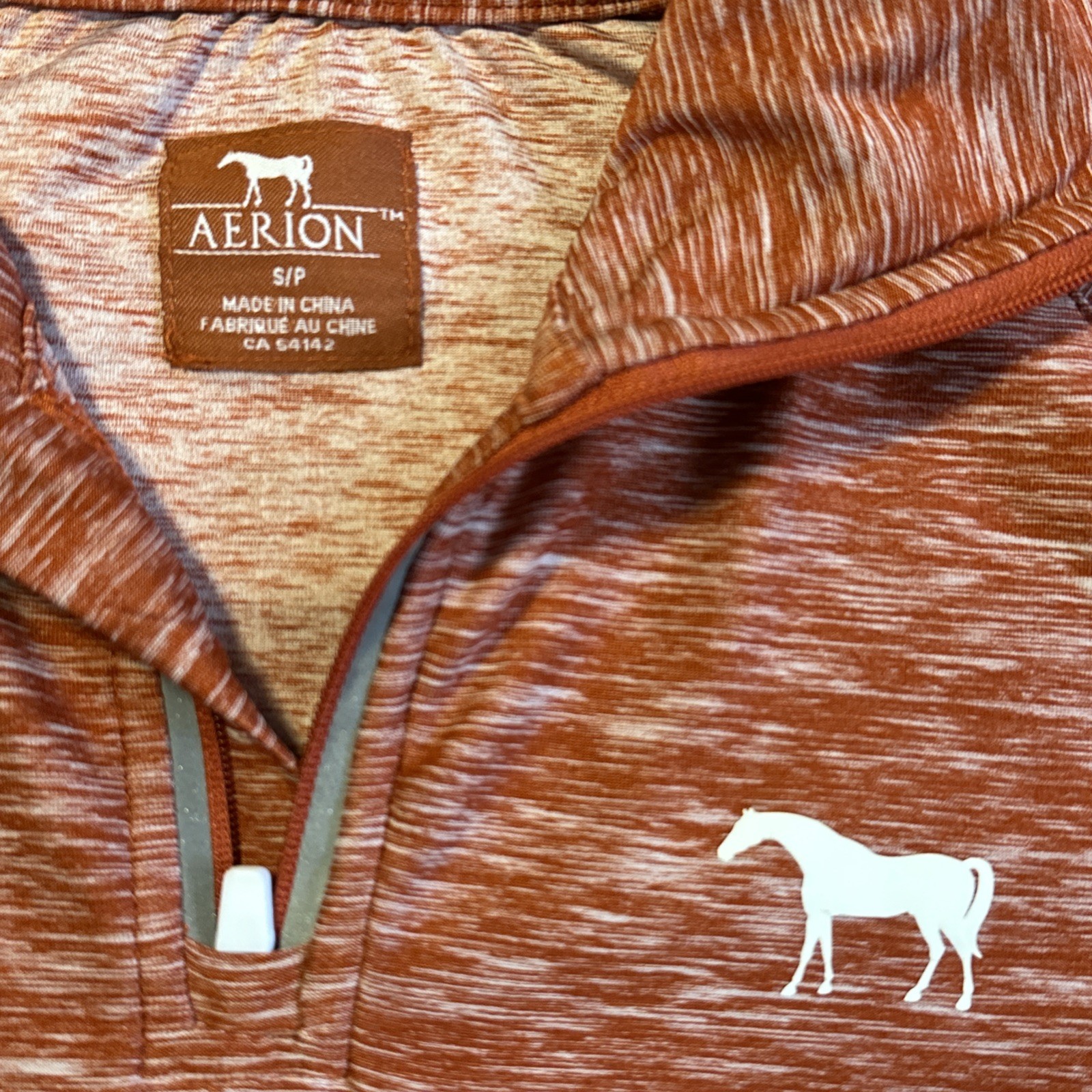 Aerion 1/4 Zip Shirt Women's Small Long Sleeve Equestrian Coral - photo 2