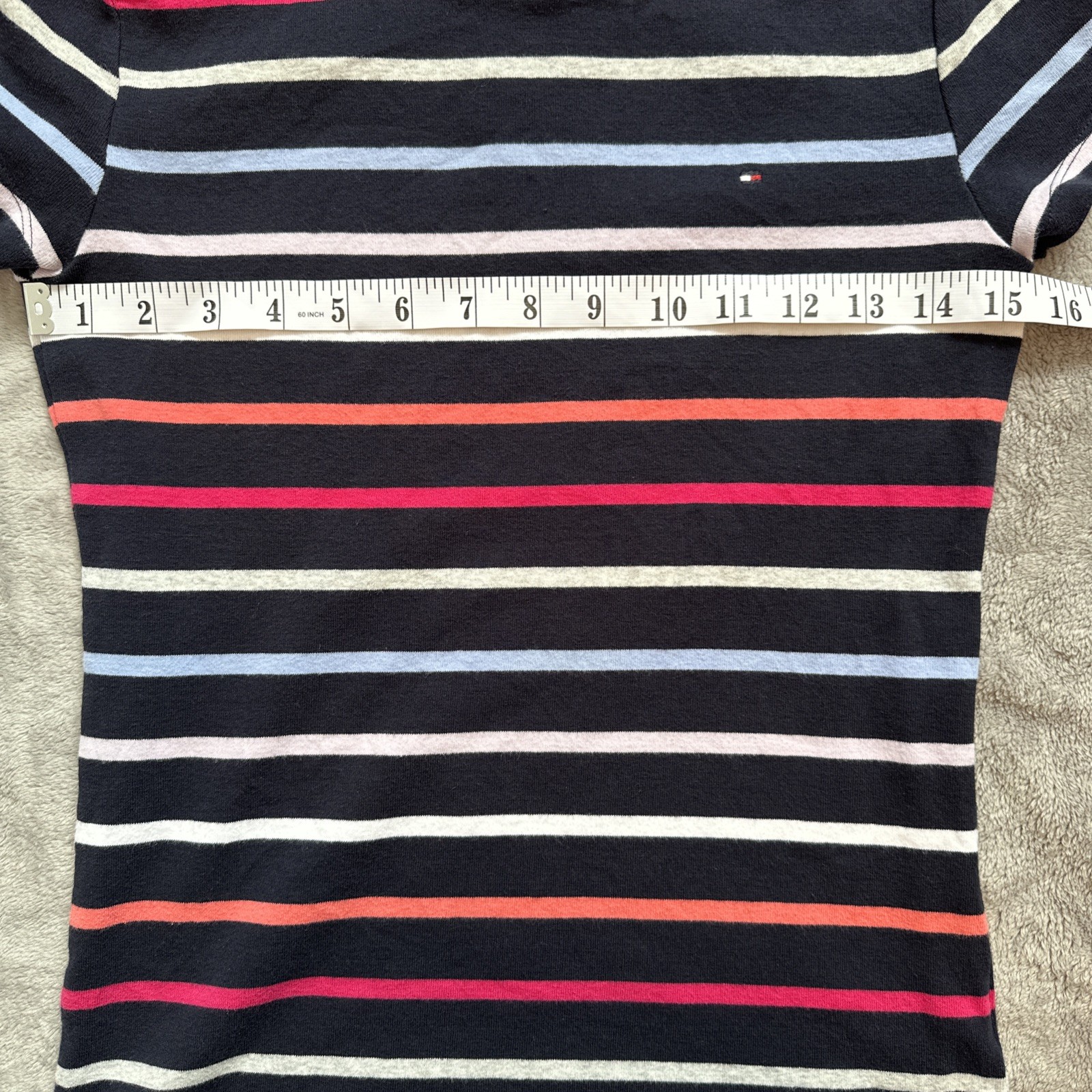 Tommy Hilfiger Striped Favorite Tee Women's M Crew Neck - photo 5