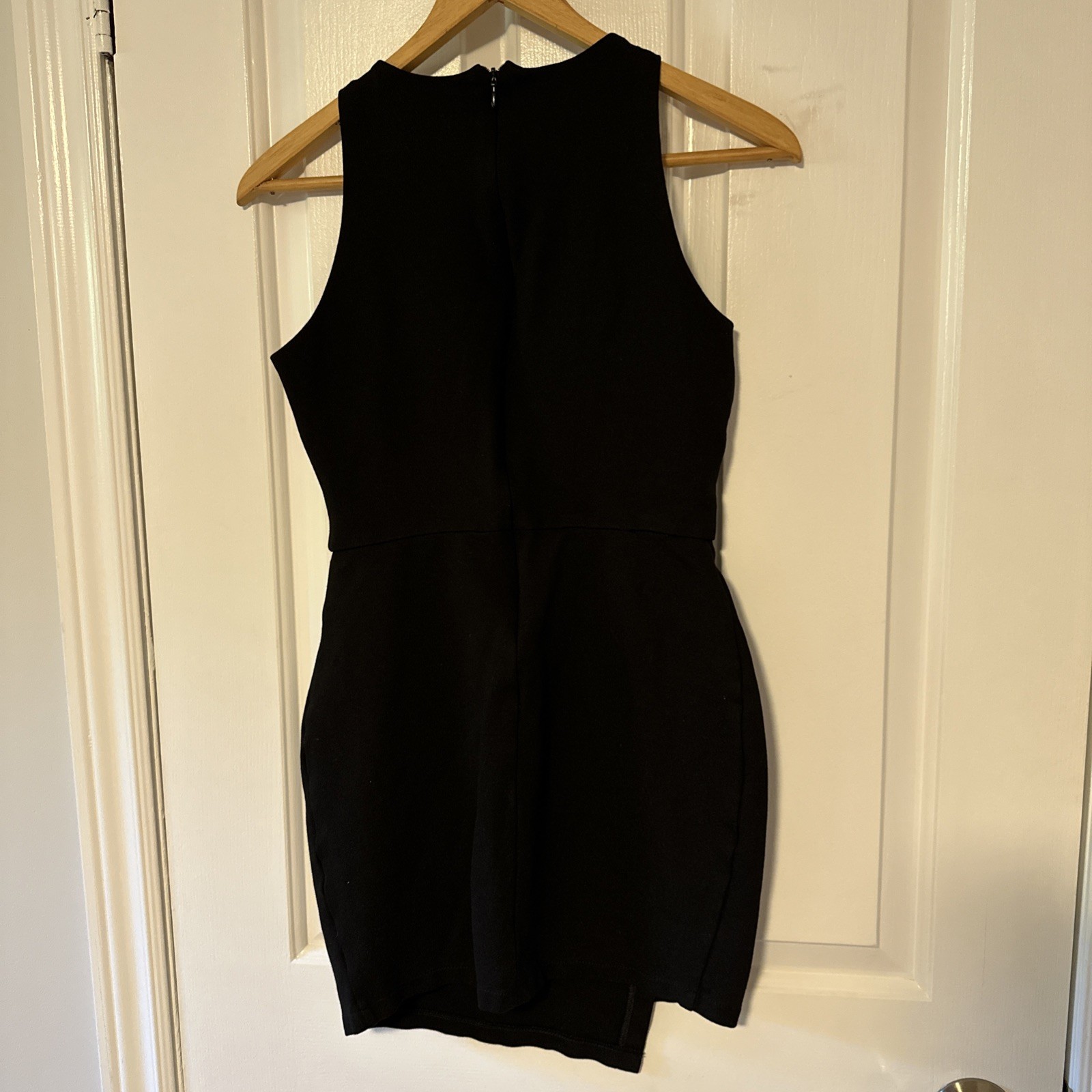 Zara Trafaluc Black Sleeveless Dress Medium Workwear Zipper - photo 2