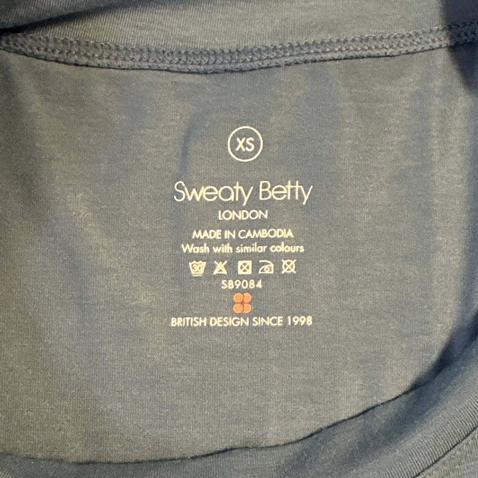 Sweaty Betty Breathe Easy Boxy Gym Tee XS Athletic Tank Blue - photo 4