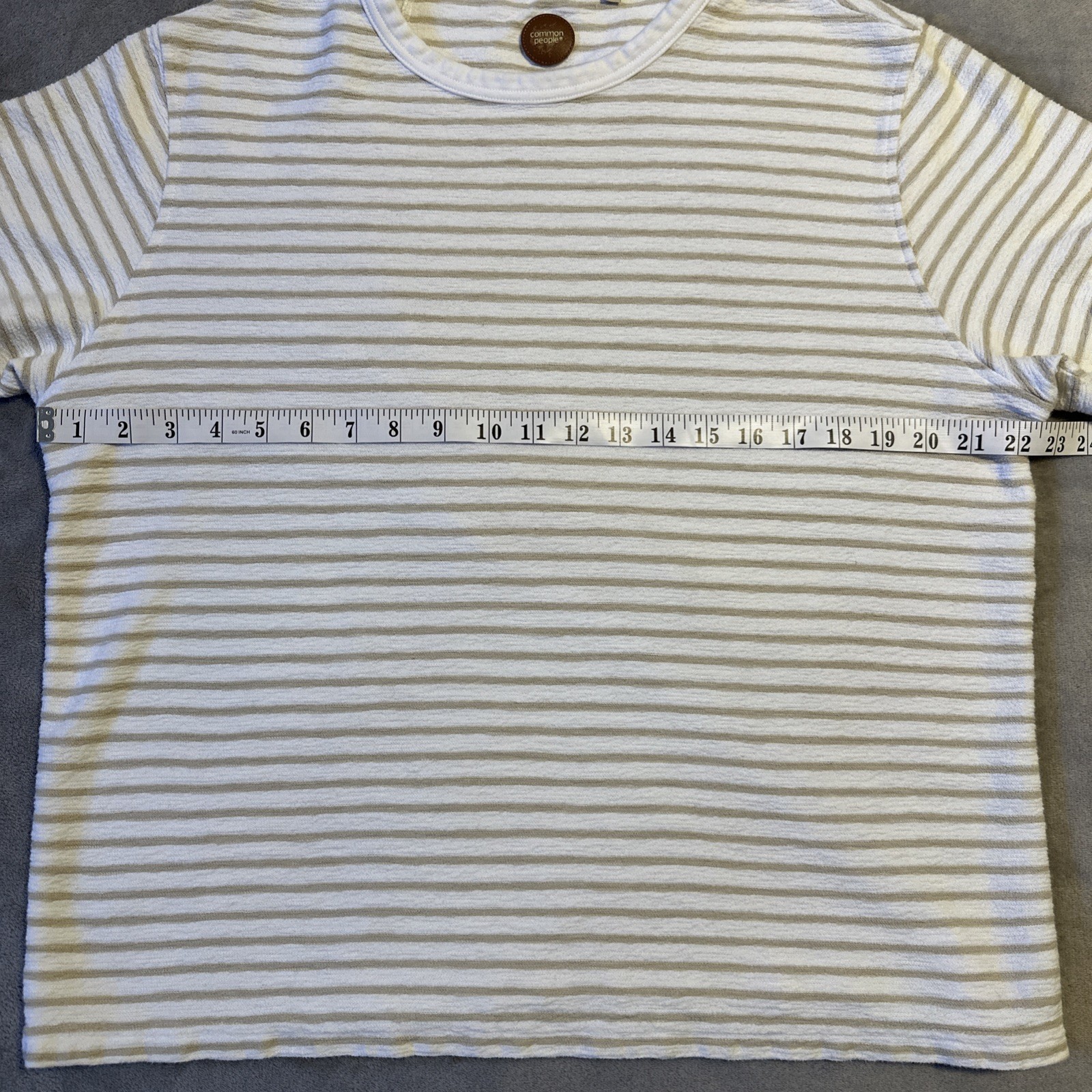 Common People Men's Striped T-Shirt Large - photo 2